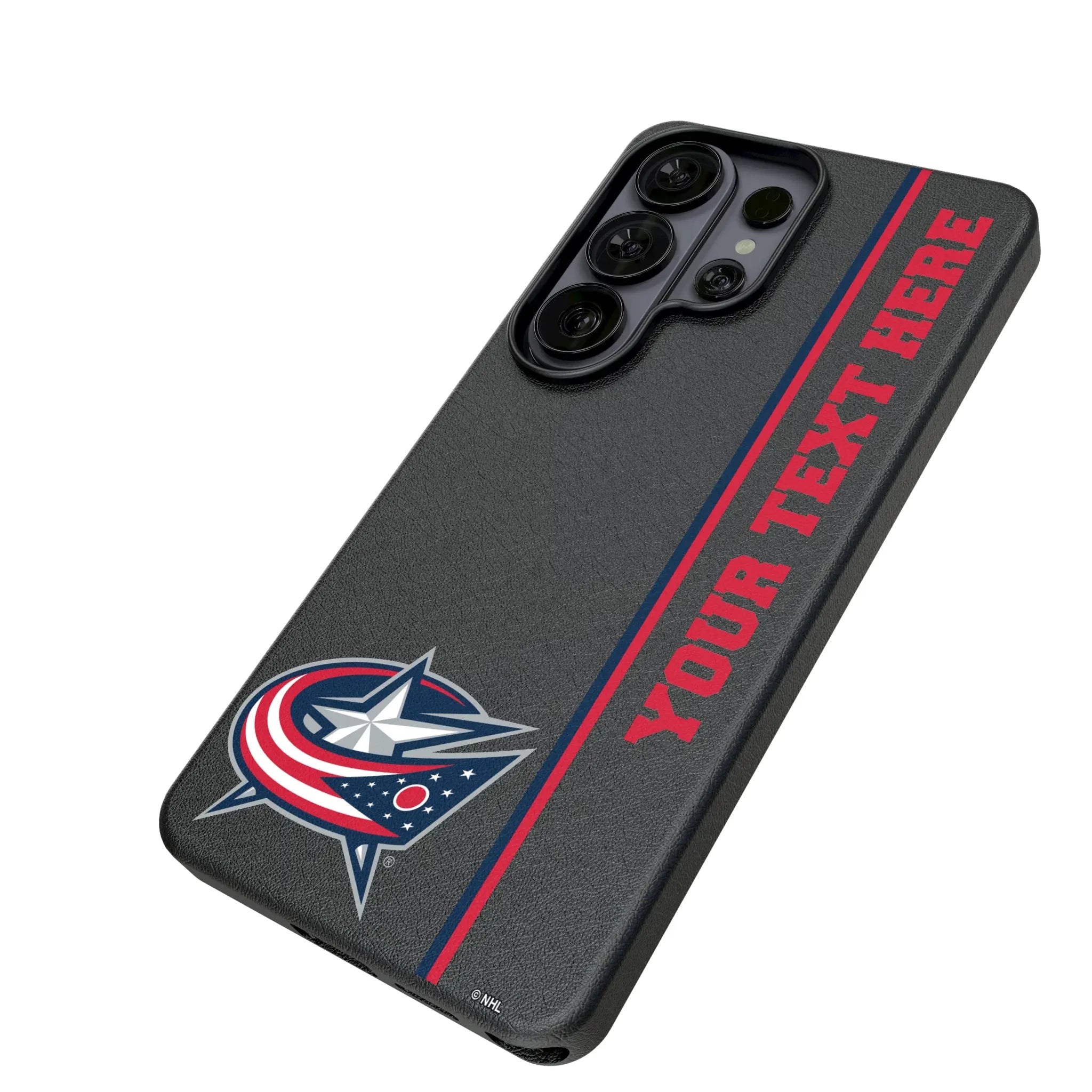 Columbus Blue Jackets Personalized Sidebard Galaxy MagSafe Compatible Phone Case for Samsung Galaxy - Isometric View#Device_Galaxy S26 Ultra