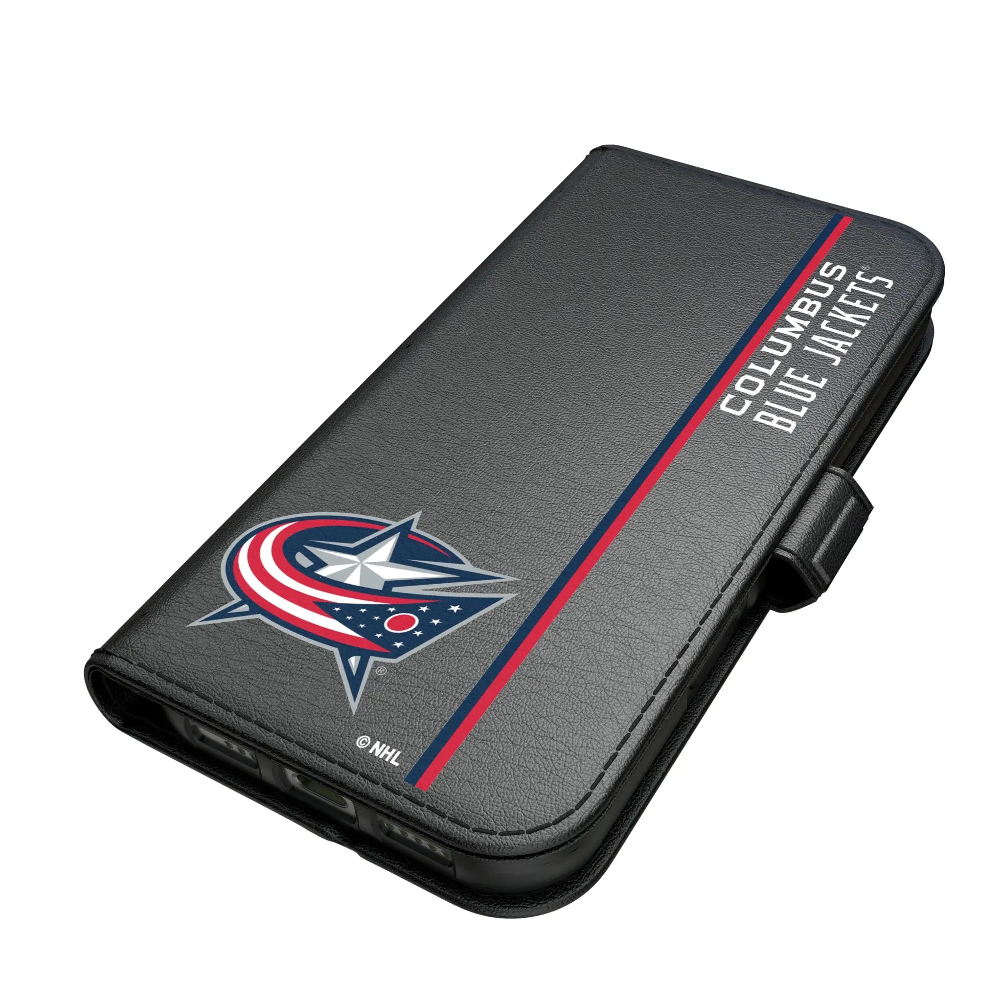 Columbus Blue Jackets Sidebar iPhone Folio Phone Case for Apple iPhone#Device_iPhone 17 Pro