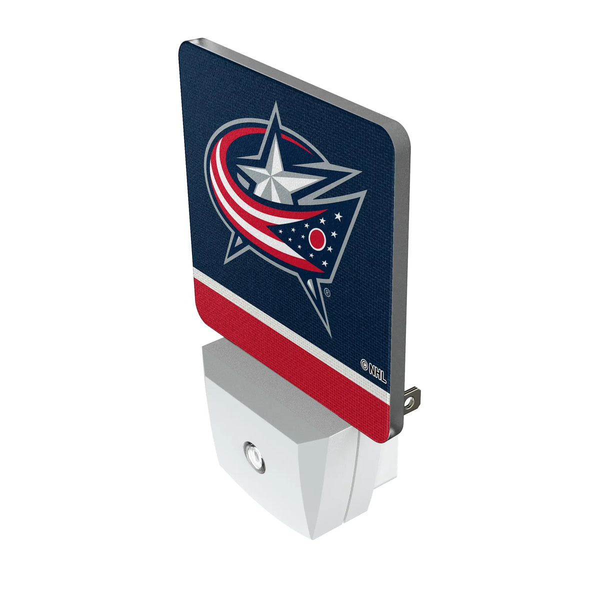 Columbus Blue Jackets Stripe Night Light 2-Pack - Isometric View