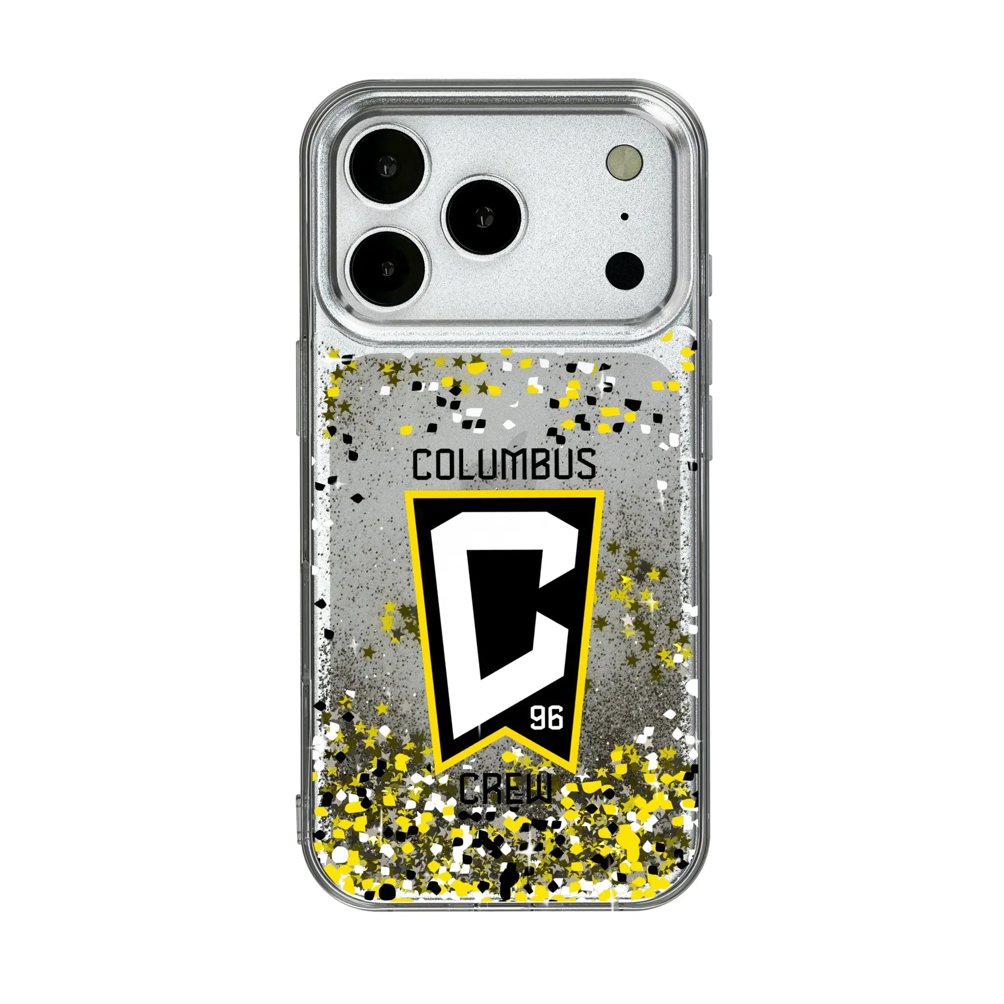 Columbus Crew Confetti iPhone Glitter Phone Case for Apple iPhone