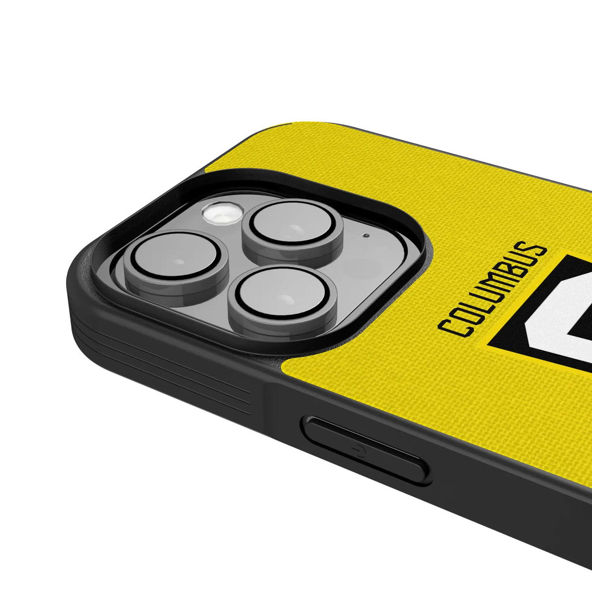 Columbus Crew Endzone Solid iPhone Bump Phone Case for Apple iPhone - Detail