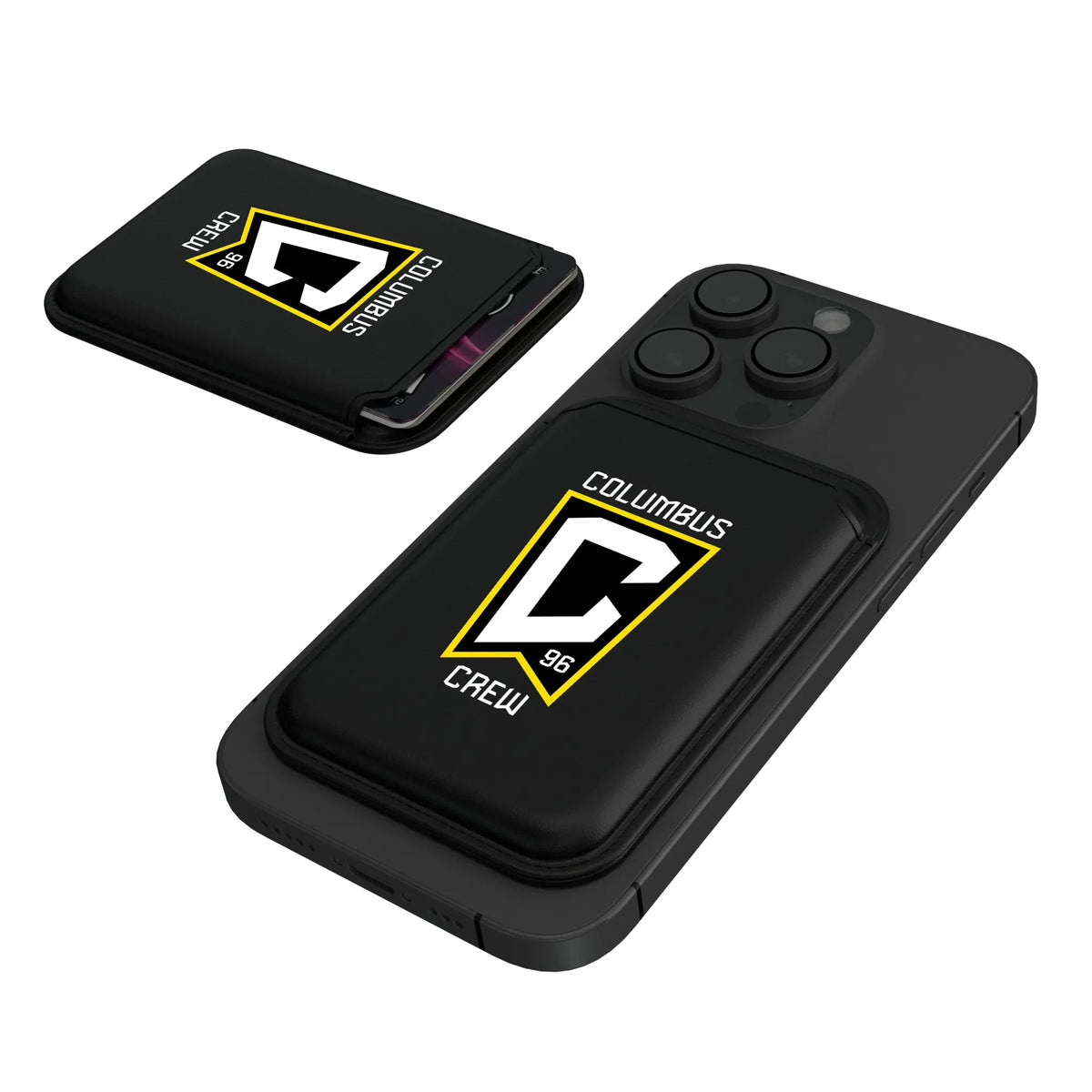 Columbus Crew Insignia Black Magnetic Credit Card Wallet