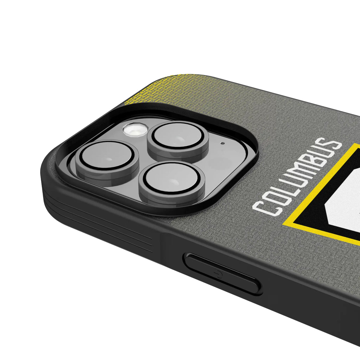 Columbus Crew Linen iPhone Bump Phone Case for Apple iPhone - Detail