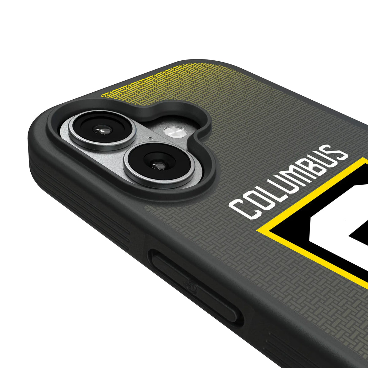 Columbus Crew Linen iPhone Bump Phone Case for Apple iPhone - Detail#Device_iPhone 17