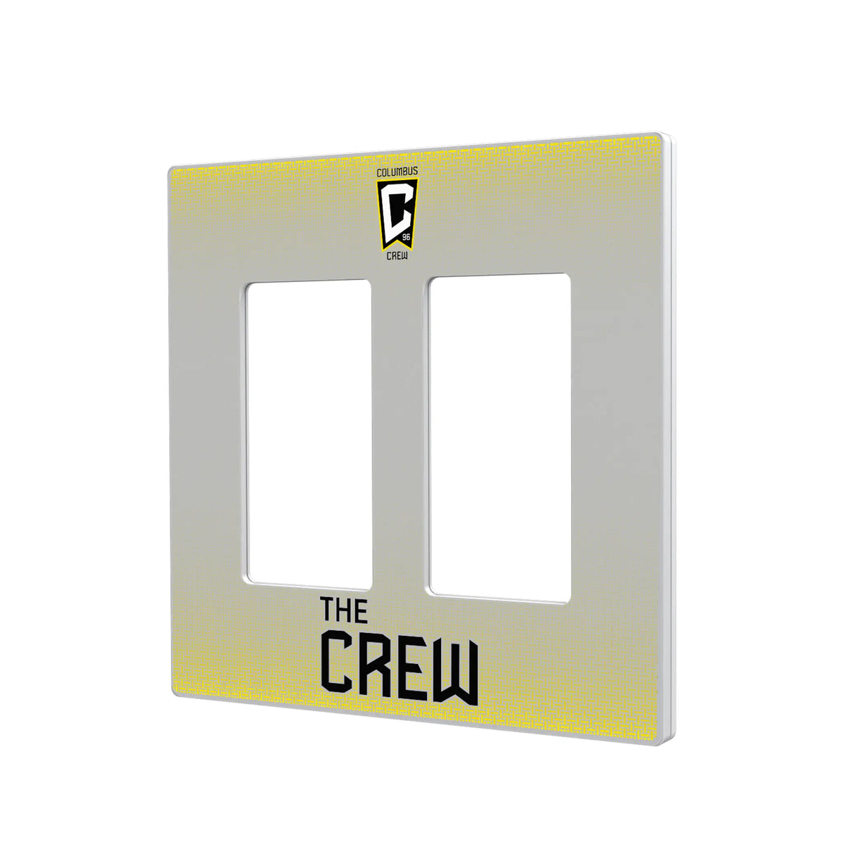 Columbus Crew Linen Hidden-Screw Light Switch Plate#Style_Double Rocker