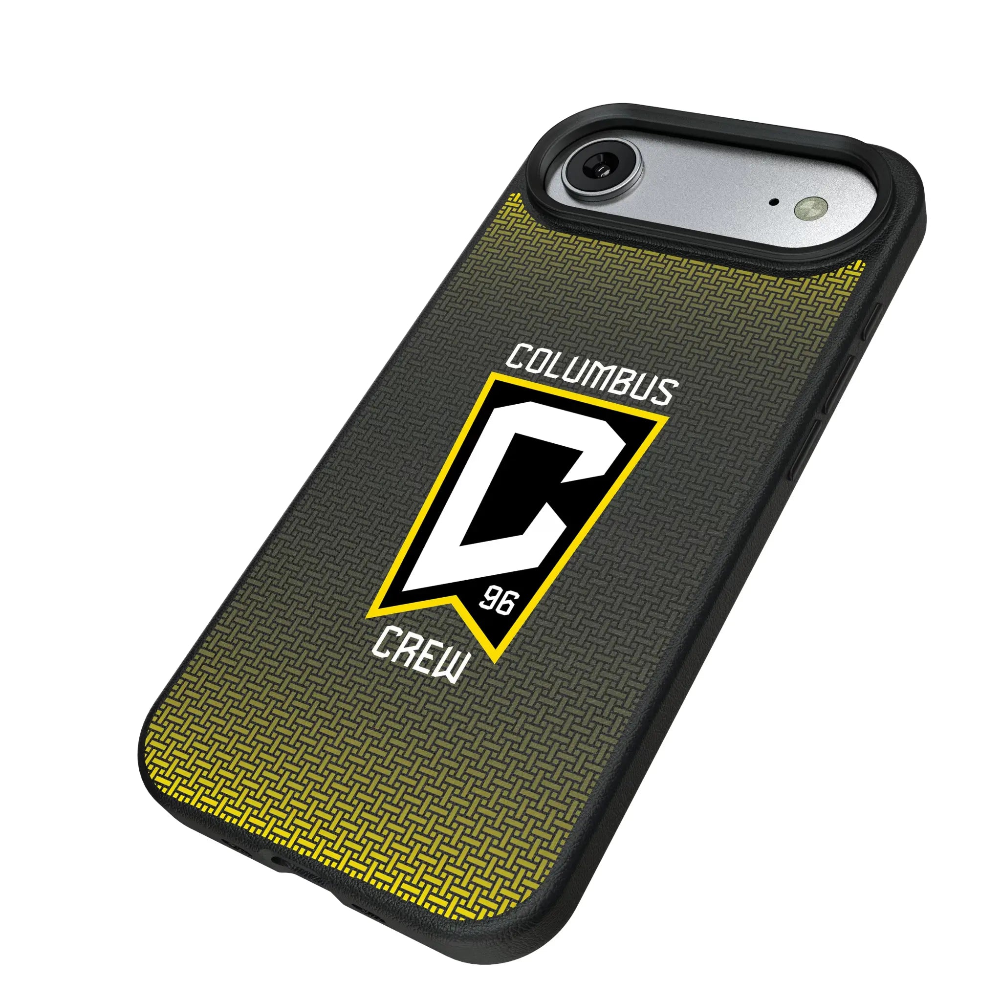 Columbus Crew Linen iPhone MagSafe Compatible Phone Case for Apple iPhone - Isometric View#Device_iPhone Air