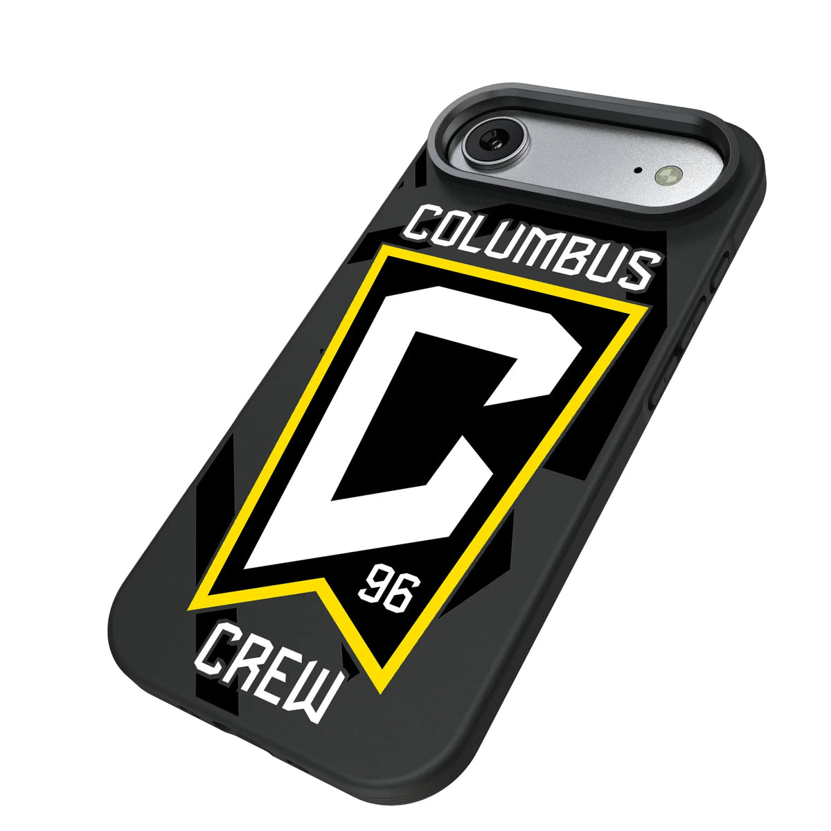 Columbus Crew Monocolor Tilt iPhone Bump Phone Case for Apple iPhone - Isometric View#Device_iPhone Air