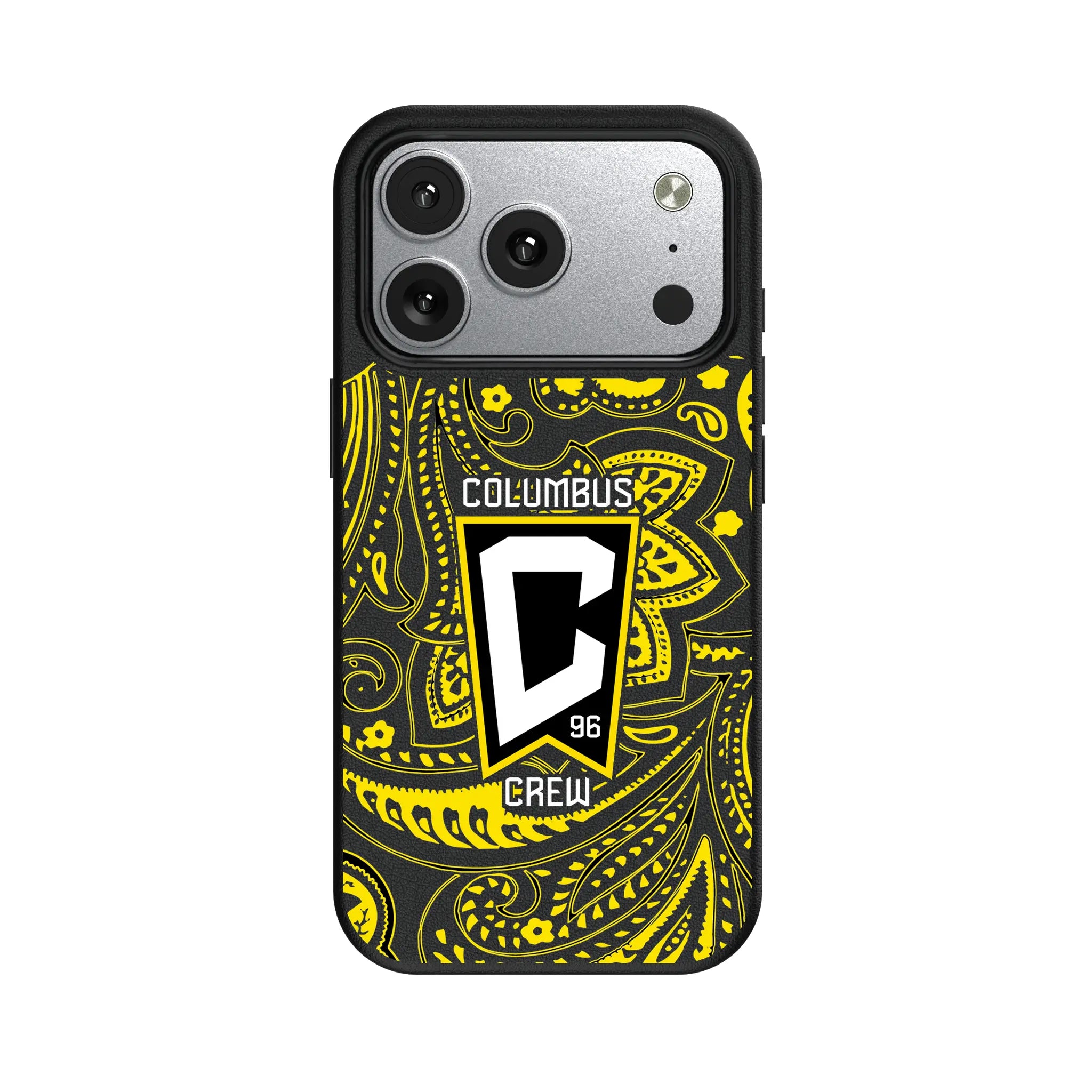 Columbus Crew Paisley iPhone MagSafe Compatible Phone Case for Apple iPhone#Device_iPhone 17 Pro