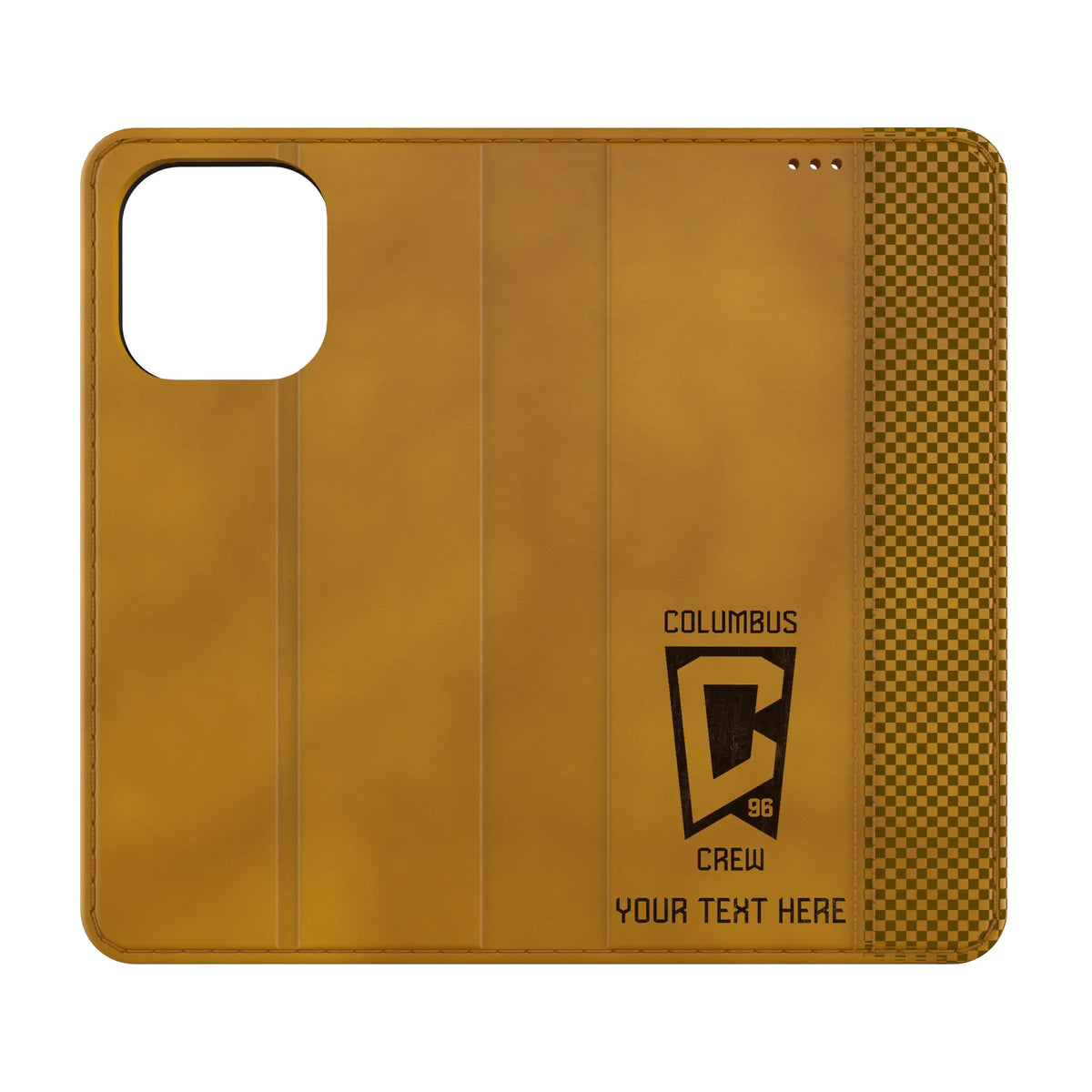 Columbus Crew Personalized Burn iPhone Folio Phone Case for Apple iPhone