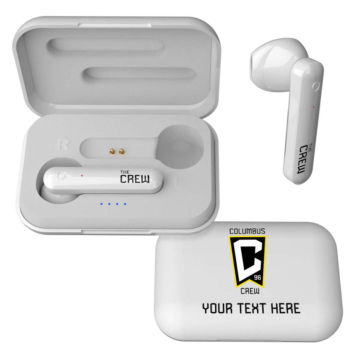 Columbus Crew Personalized Insignia Wireless TWS Earbuds
