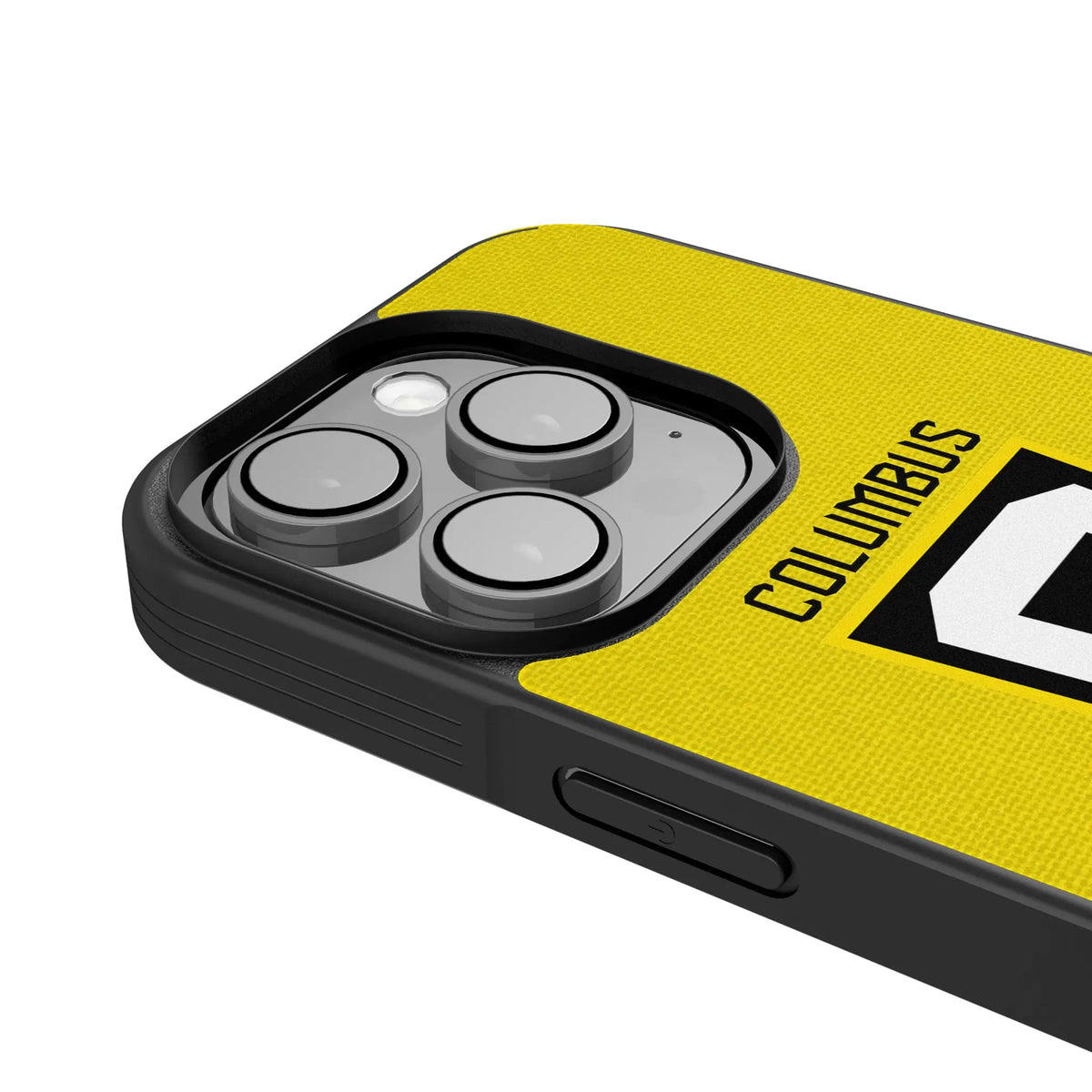 Columbus Crew Personalized Stripe iPhone Bump Phone Case for Apple iPhone - Detail