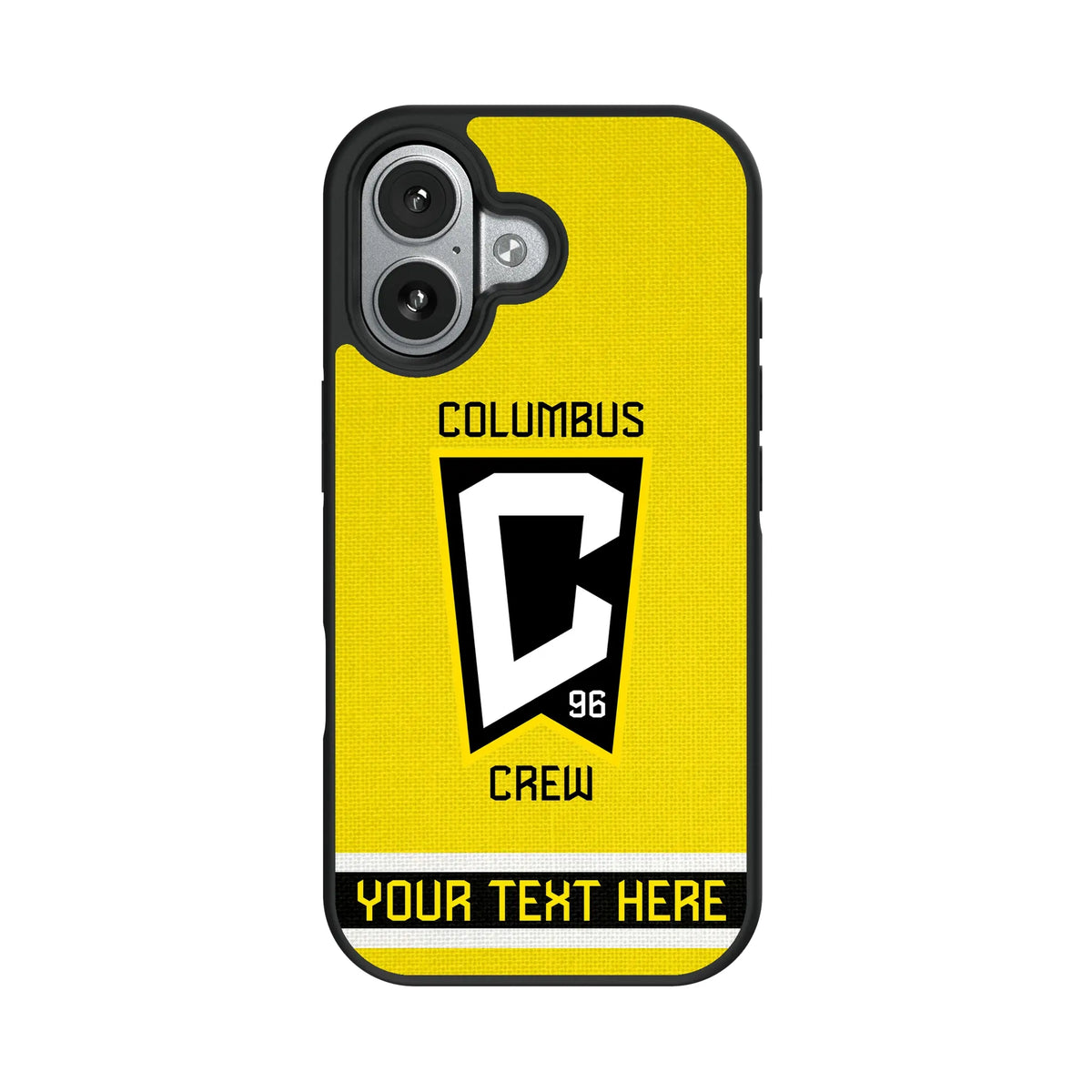 Columbus Crew Personalized Stripe iPhone Bump Phone Case for Apple iPhone#Device_iPhone 17