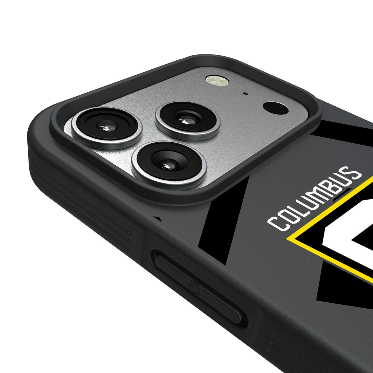 Columbus Crew Personalized Tilt iPhone Bump Phone Case for Apple iPhone - Detail#Device_iPhone 17 Pro