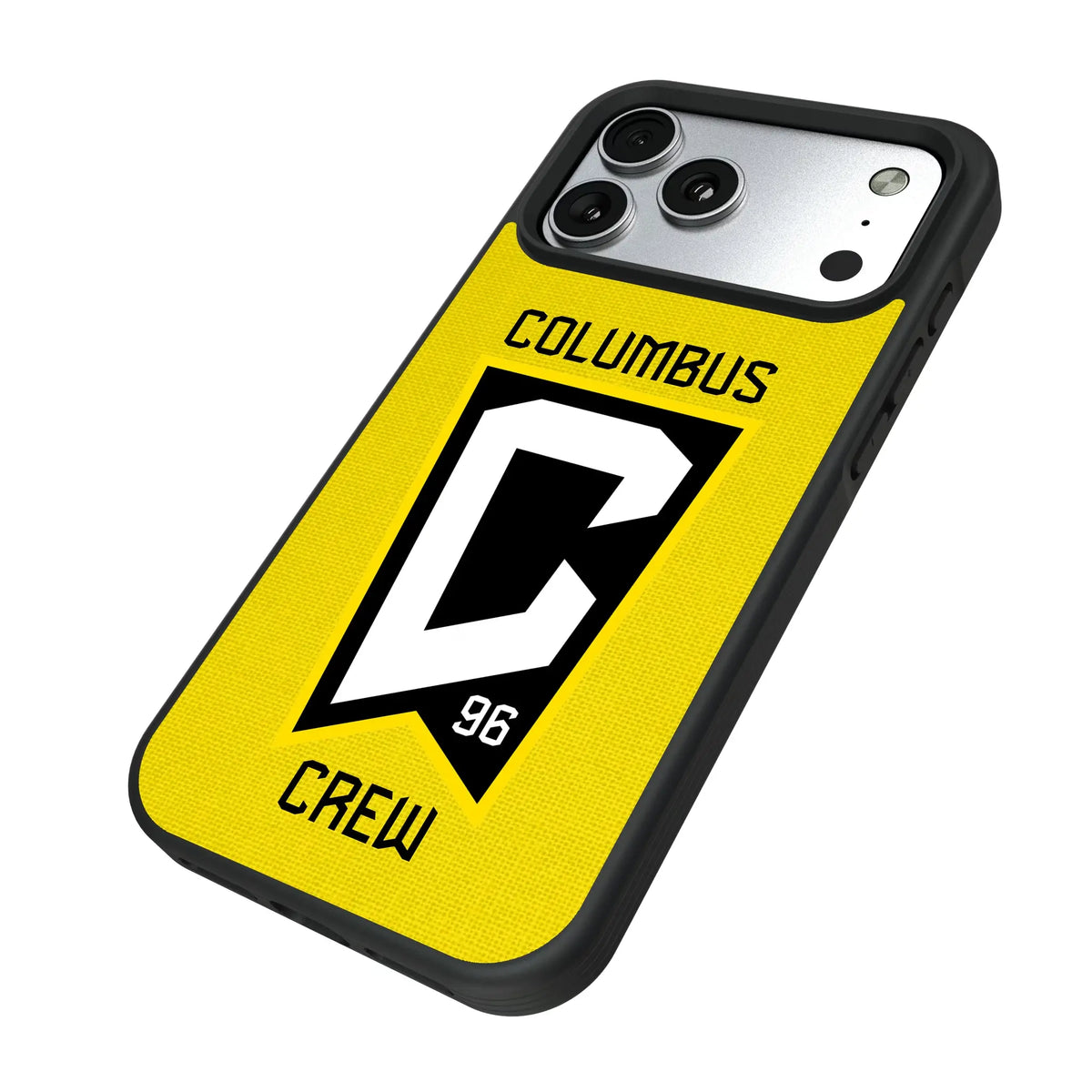 Columbus Crew Solid iPhone Bump Phone Case for Apple iPhone - Isometric View#Device_iPhone 17 Pro Max