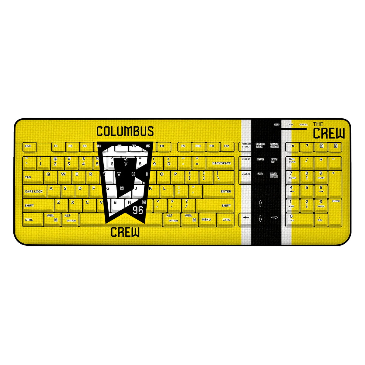 Columbus Crew Stripe Wireless USB Keyboard