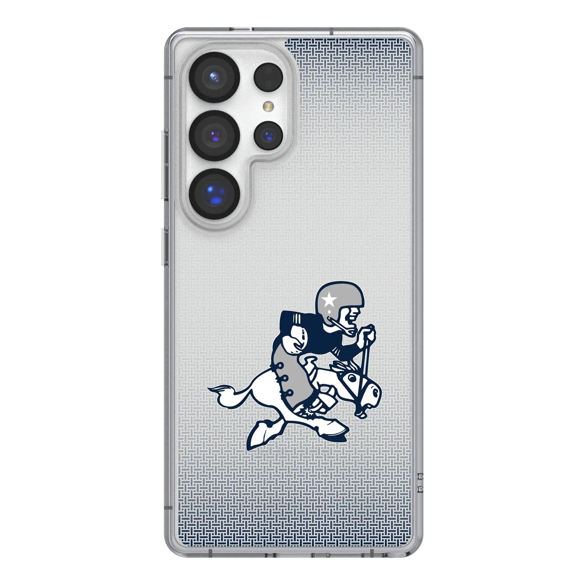 Dallas Cowboys 1966-1969 Historic Collection Linen Galaxy Clear Phone Case for Samsung Galaxy#Device_Galaxy S25 Ultra