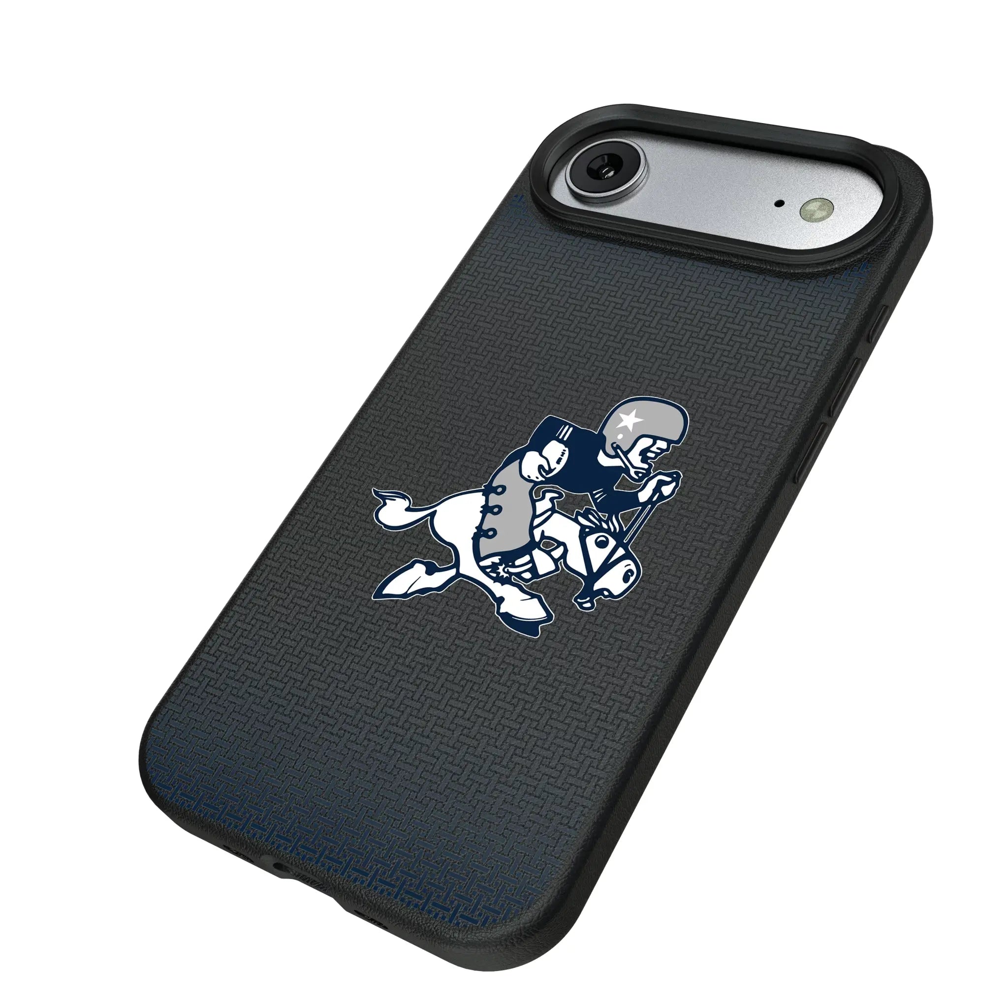 Dallas Cowboys 1966-1969 Historic Collection Linen iPhone MagSafe Compatible Phone Case for Apple iPhone - Isometric View#Device_iPhone Air