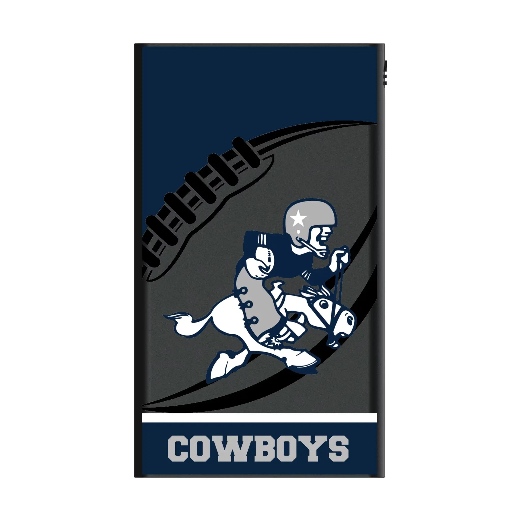 Dallas Cowboys 1966-1969 Historic Collection Passtime 5000mAh Flat Power Bank
