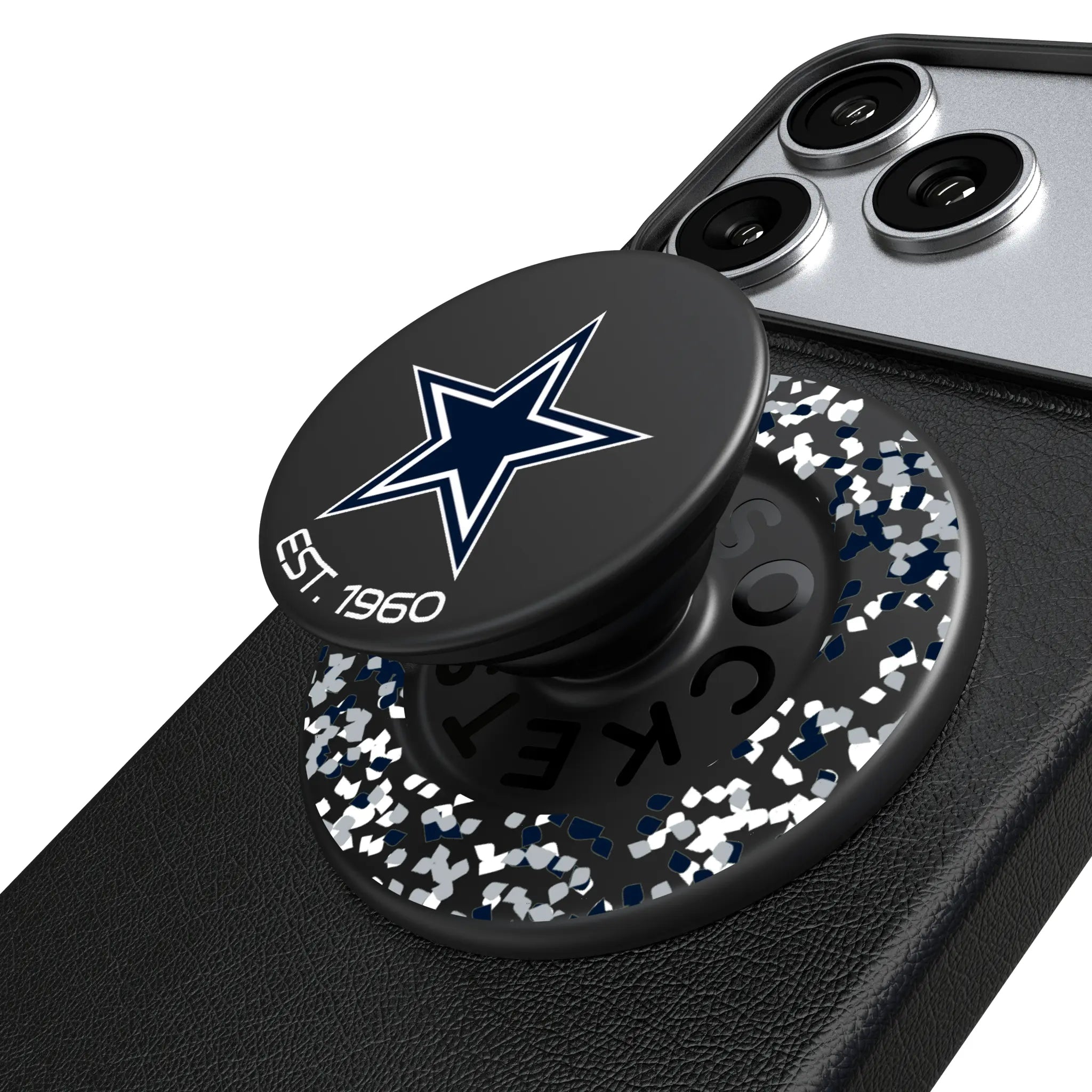 Dallas Cowboys Confetti Popsockets Round Magnetic