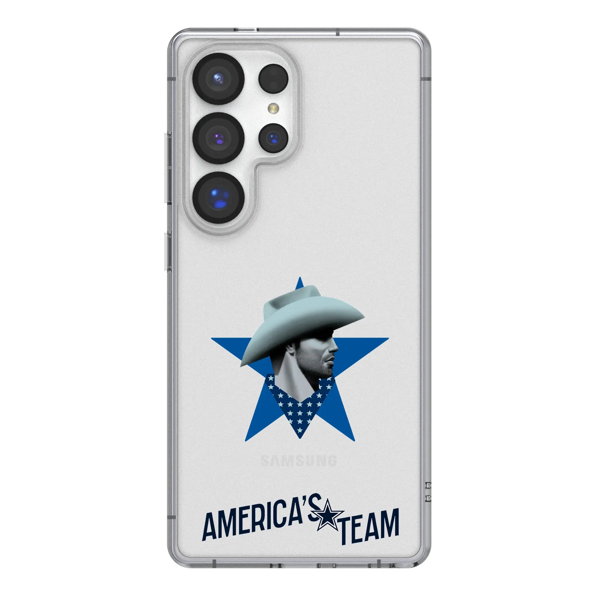 Dallas Cowboys Deco Galaxy Clear Phone Case for Samsung Galaxy#Device_Galaxy S25 Ultra