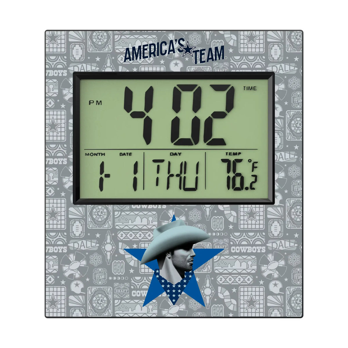 Dallas Cowboys Deco Wall Clock
