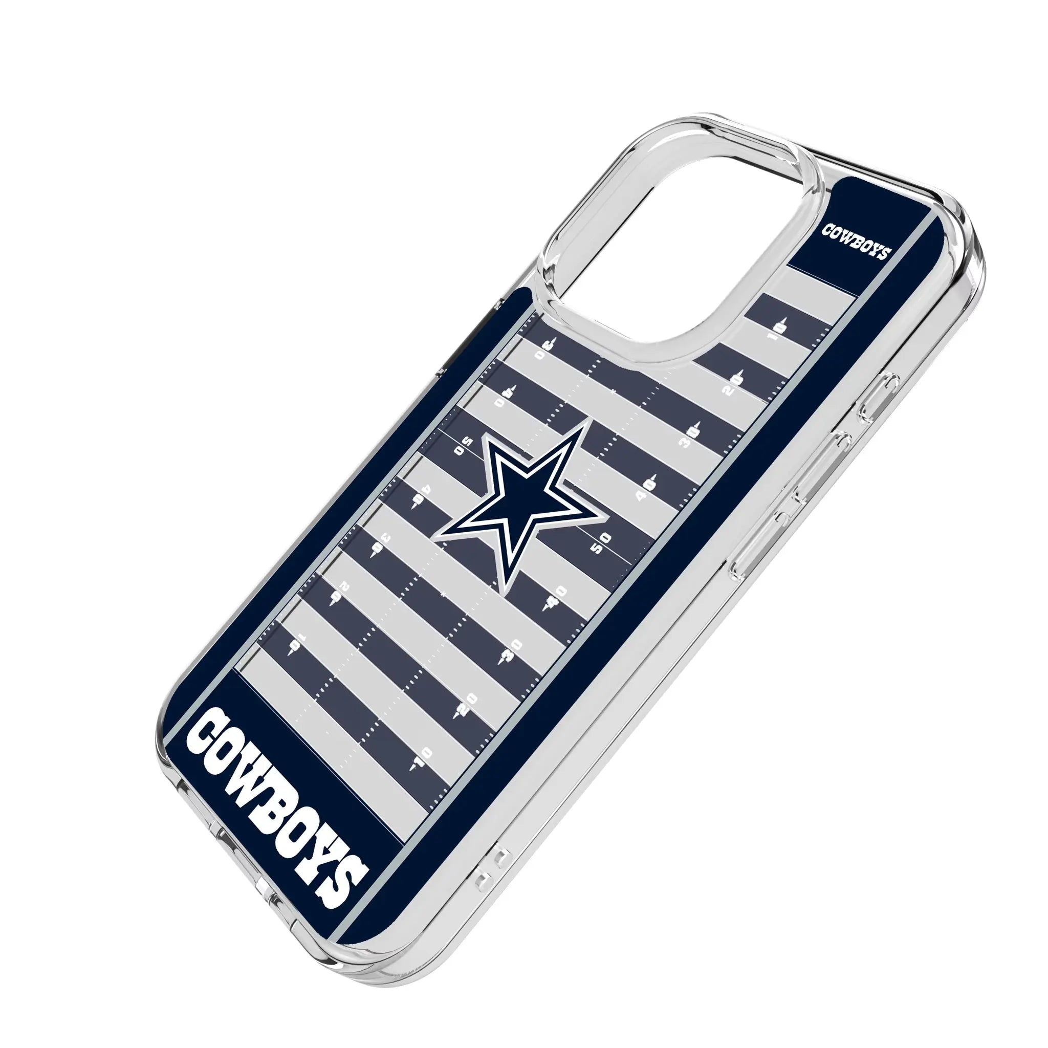 Dallas Cowboys Field iPhone Clear Phone Case for Apple iPhone - Isometric View