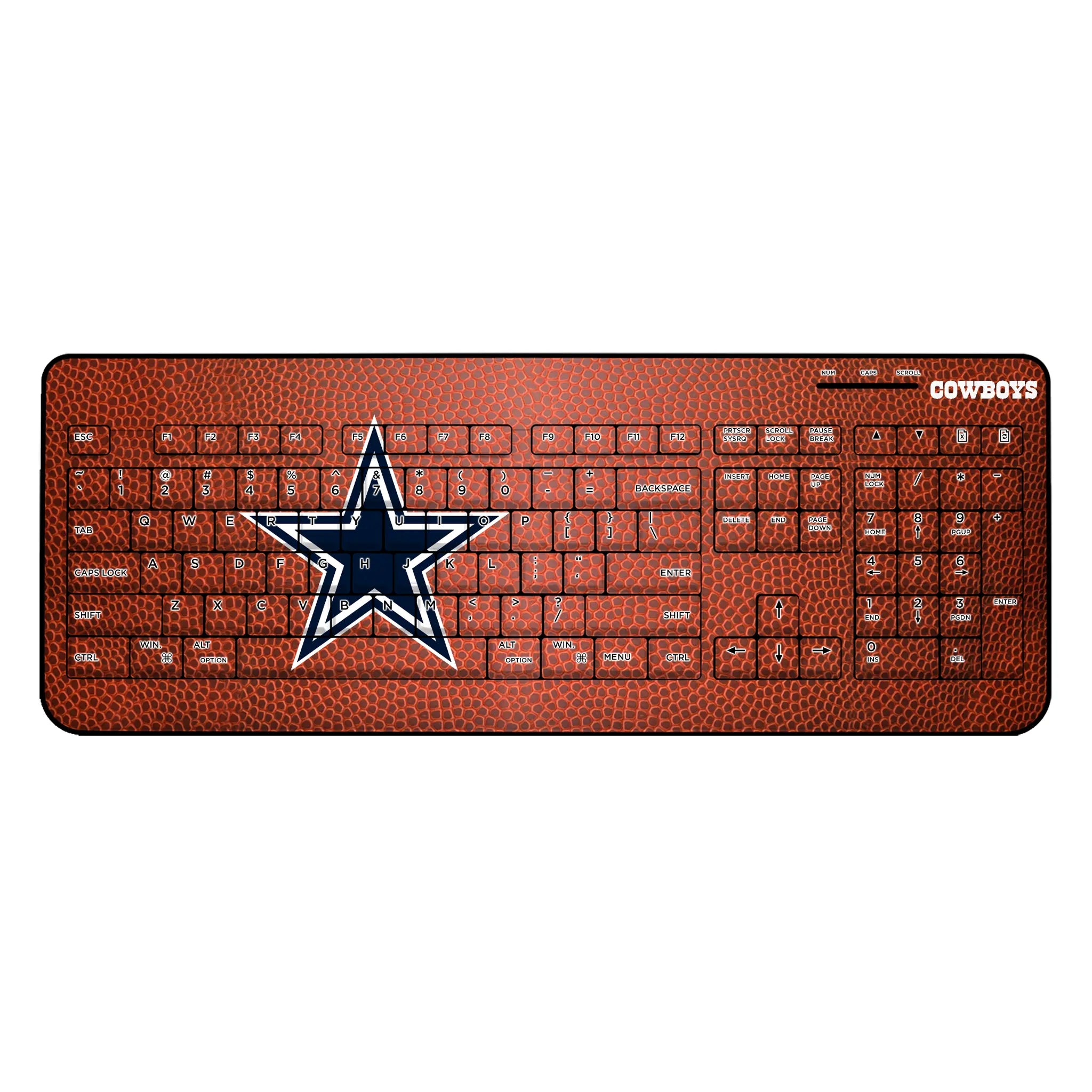 Dallas Cowboys Football Wireless USB Keyboard