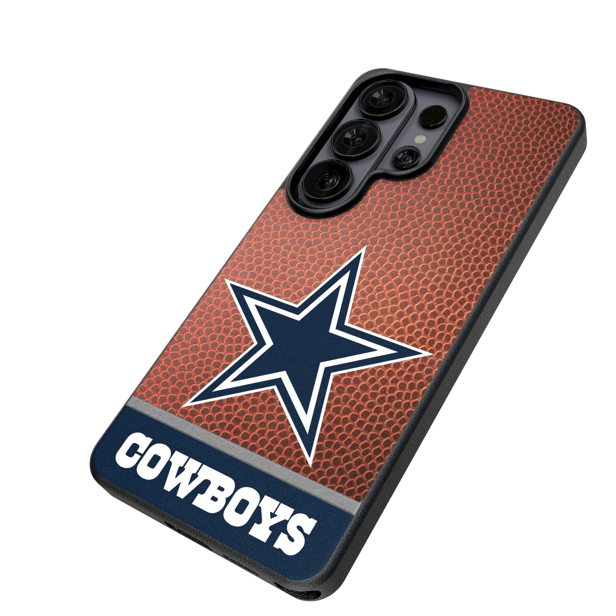 Dallas Cowboys Football Wordmark Galaxy MagSafe Compatible Phone Case for Samsung Galaxy - Isometric View#Device_Galaxy S26 Ultra