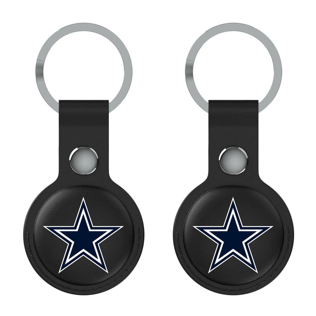 Dallas Cowboys Insignia AirTag Black Airtag Holder 2-Pack