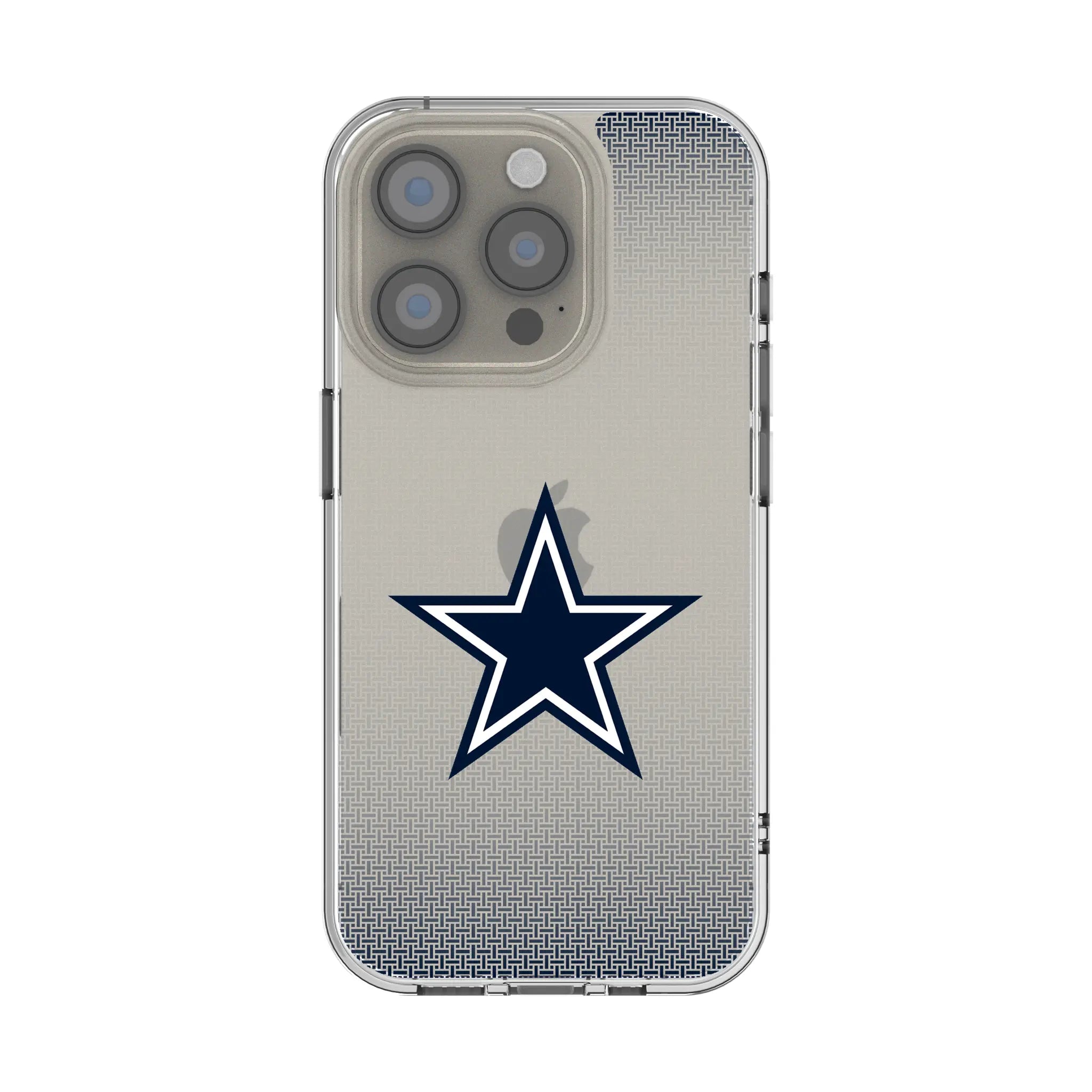 Dallas Cowboys Linen iPhone Clear Phone Case for Apple iPhone