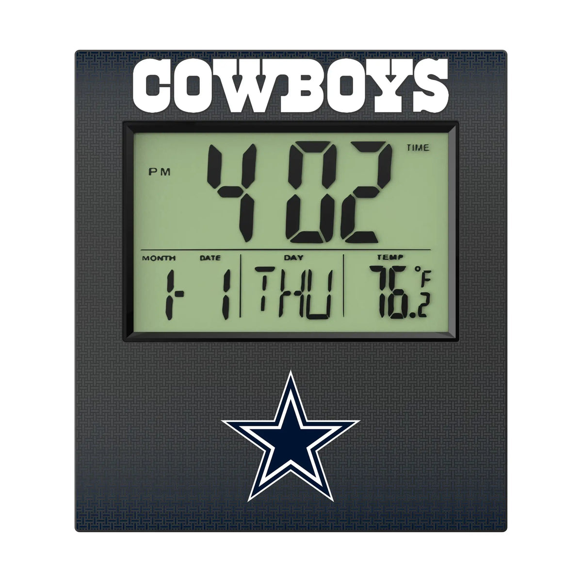 Dallas Cowboys Linen Wall Clock