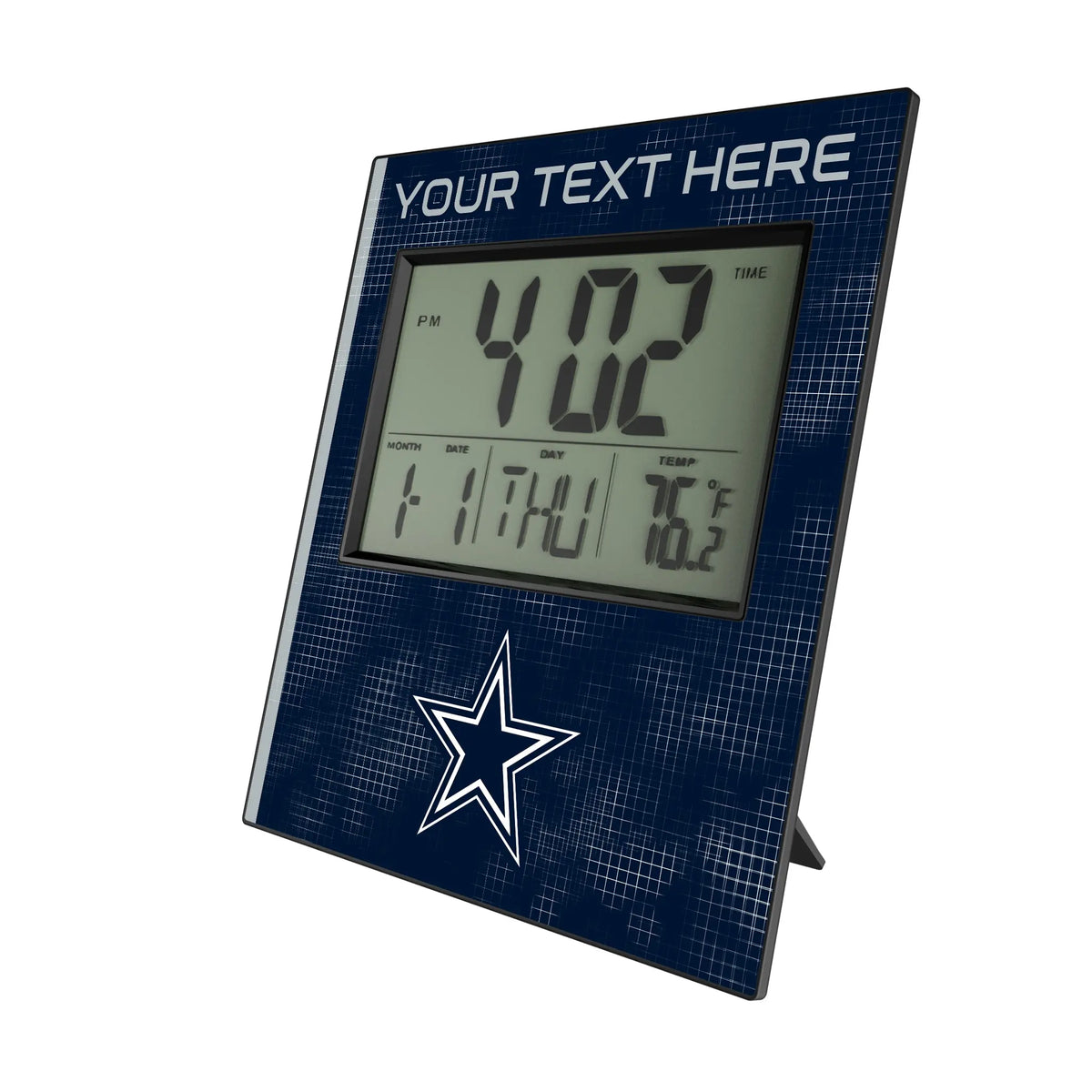 Dallas Cowboys Personalized Hatch Wall Clock