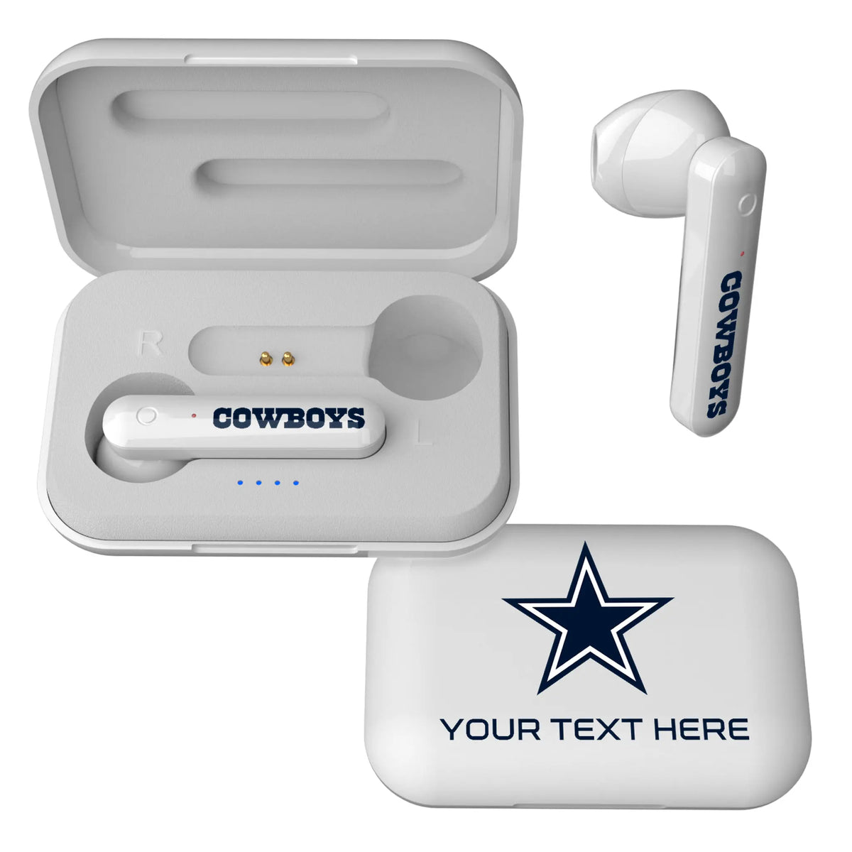 Dallas Cowboys Personalized Insignia Wireless TWS Earbuds