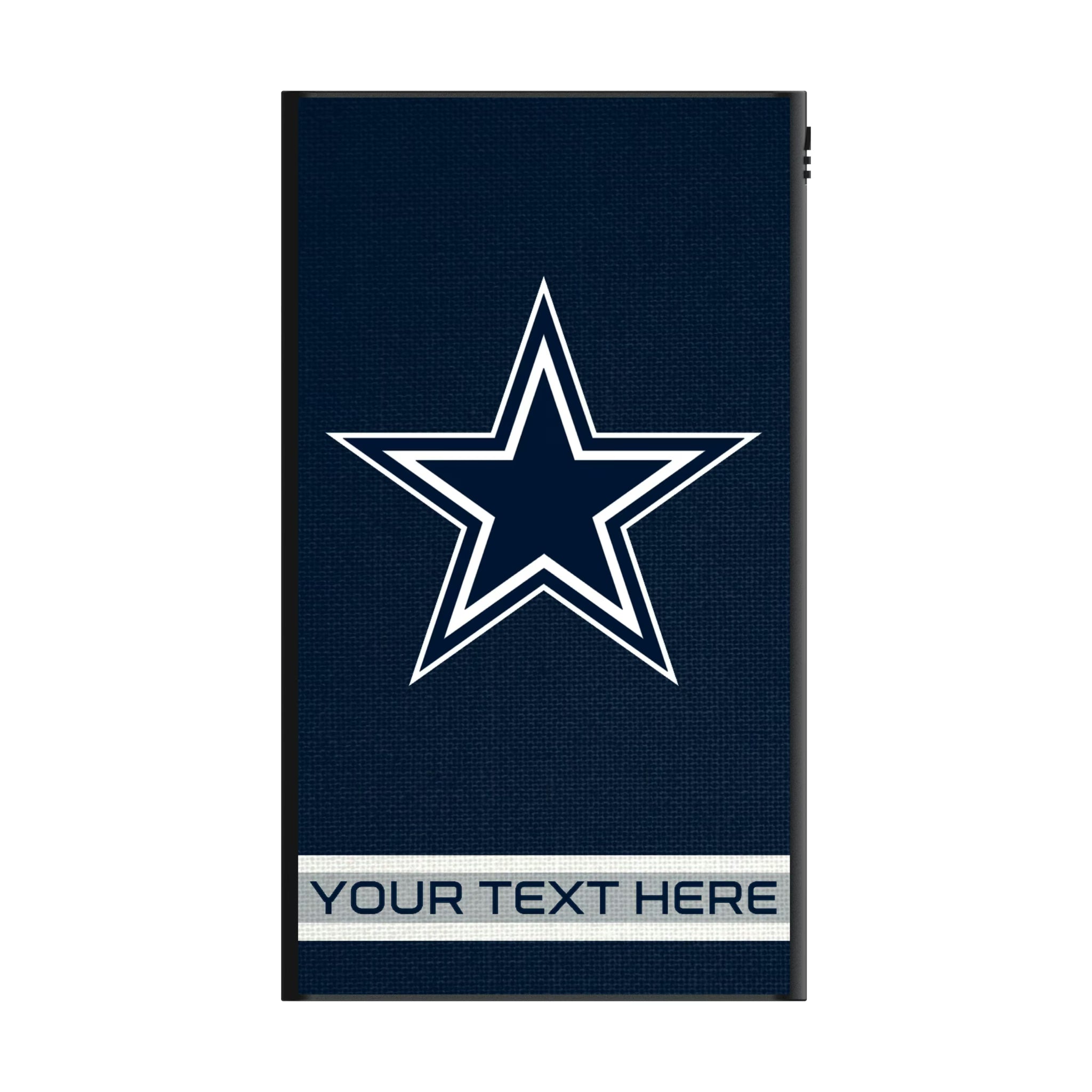Dallas Cowboys Personalized Stripe 5000mAh Flat Powerbank