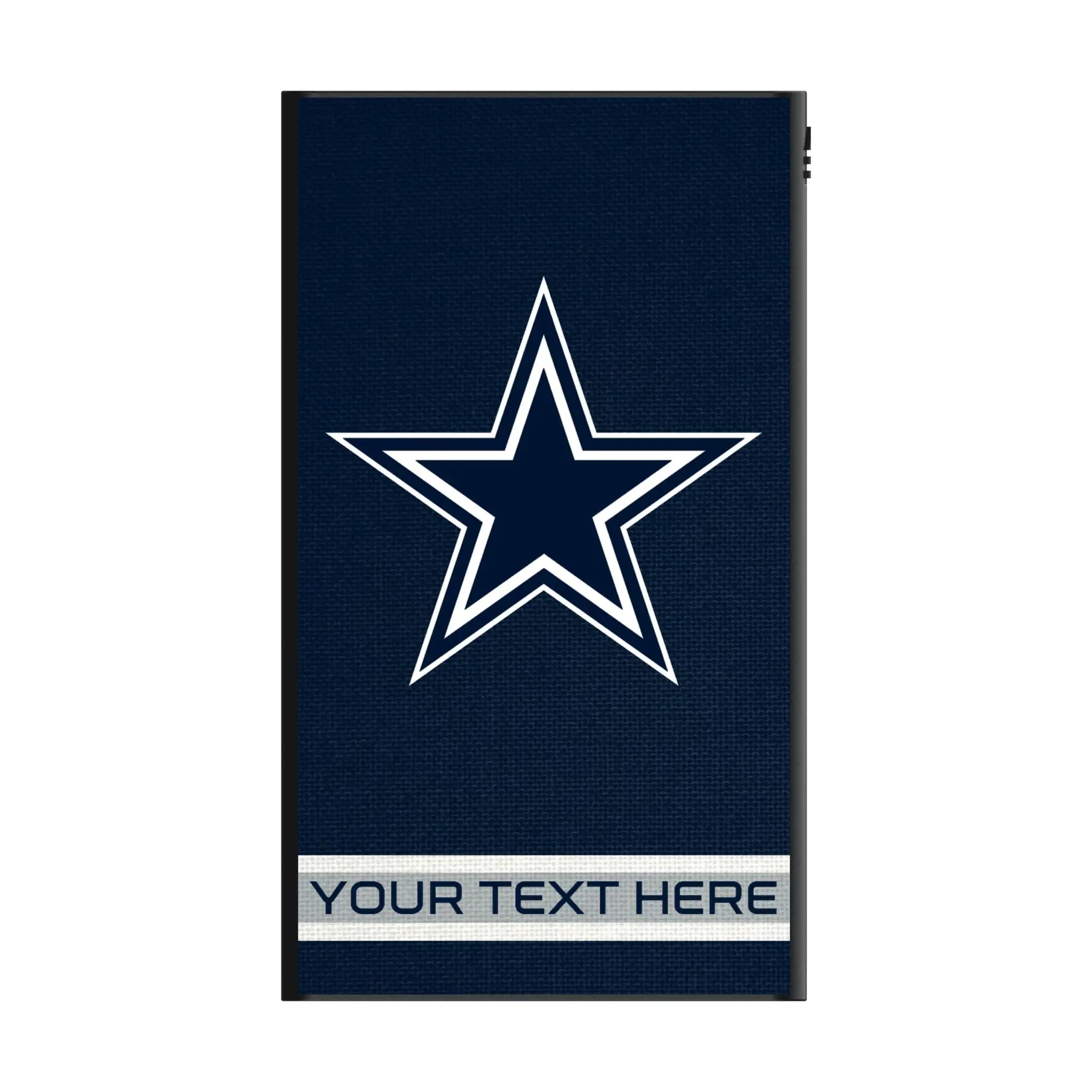 Dallas Cowboys Personalized Stripe 5000mAh Flat Power Bank