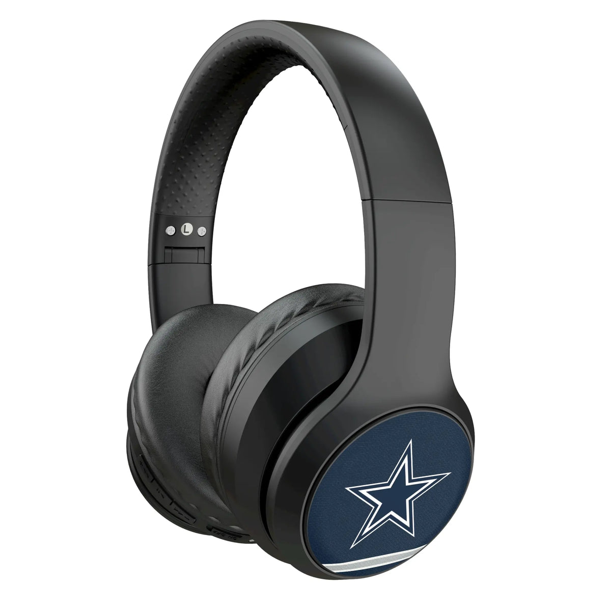 Dallas Cowboys Stripe Wireless Over-Ear Headphones With Case