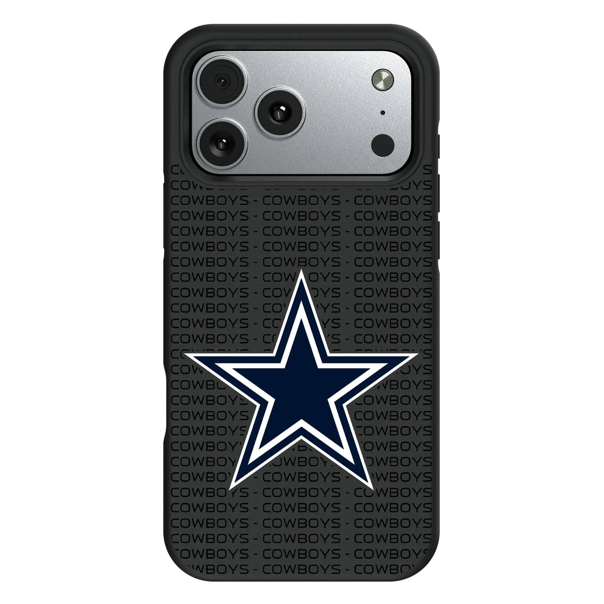Dallas Cowboys Text Backdrop iPhone Bump Phone Case for Apple iPhone#Device_iPhone 17 Pro Max