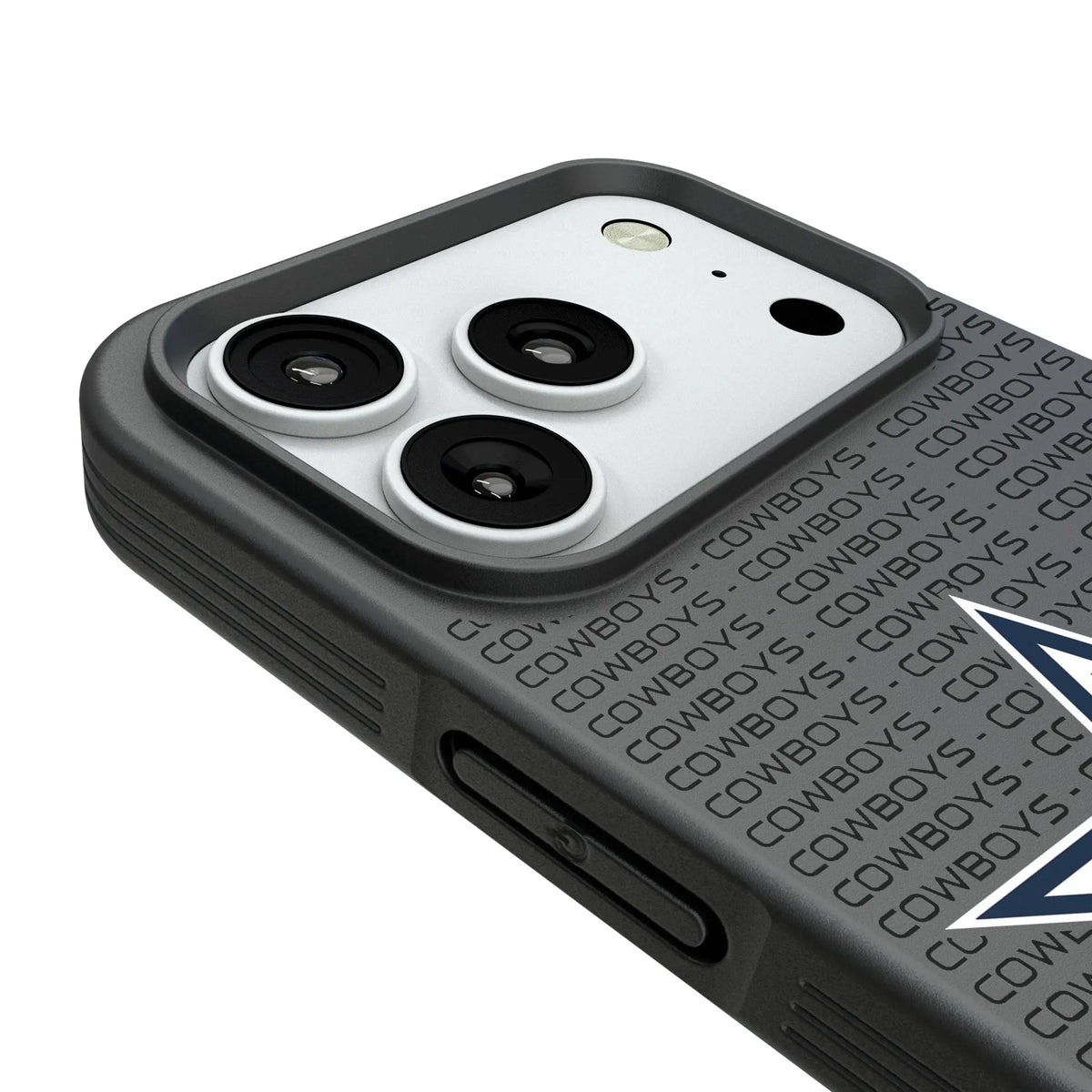 Dallas Cowboys Text Backdrop iPhone Bump Phone Case for Apple iPhone - Detail#Device_iPhone 18 Pro