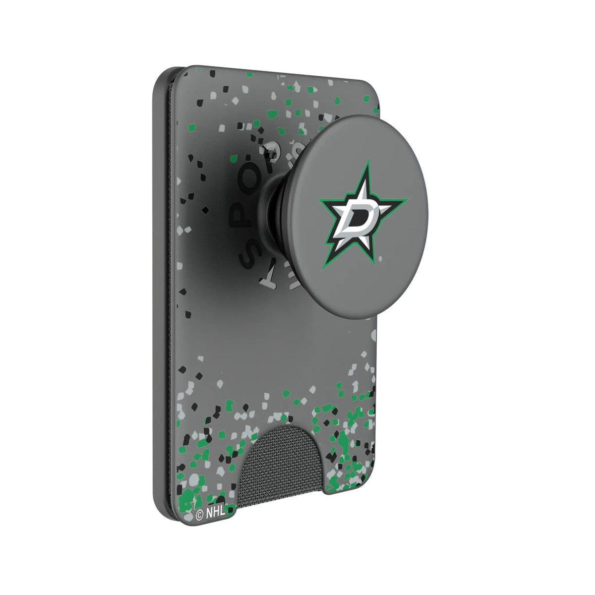 Dallas Stars Confetti Popsockets Wallet Magnetic