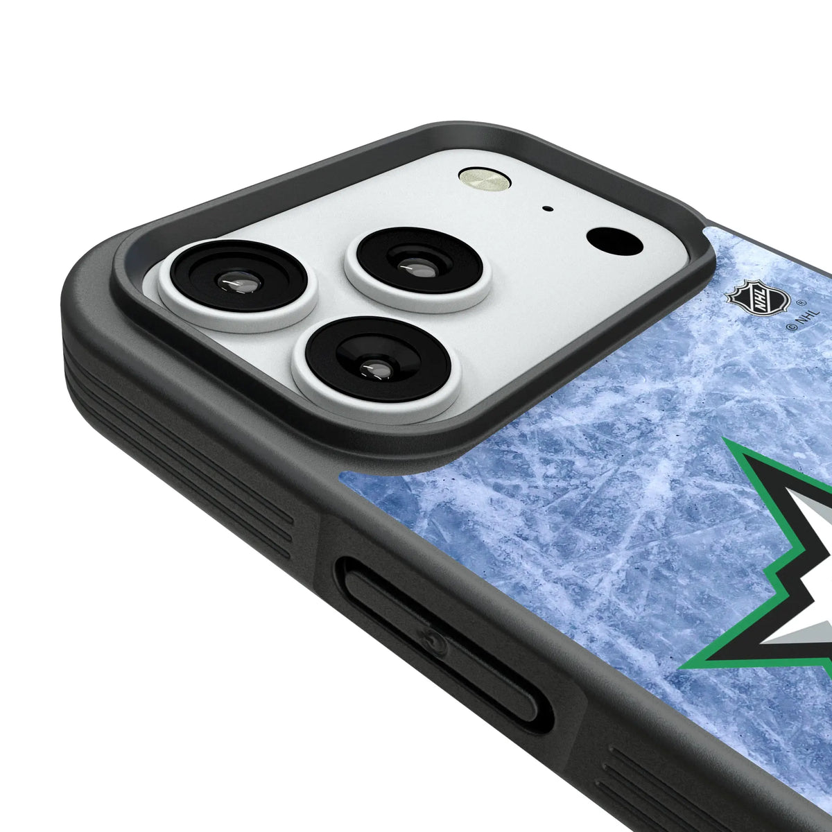 Dallas Stars Ice Wordmark iPhone Bump Phone Case for Apple iPhone - Detail#Device_iPhone 18 Pro