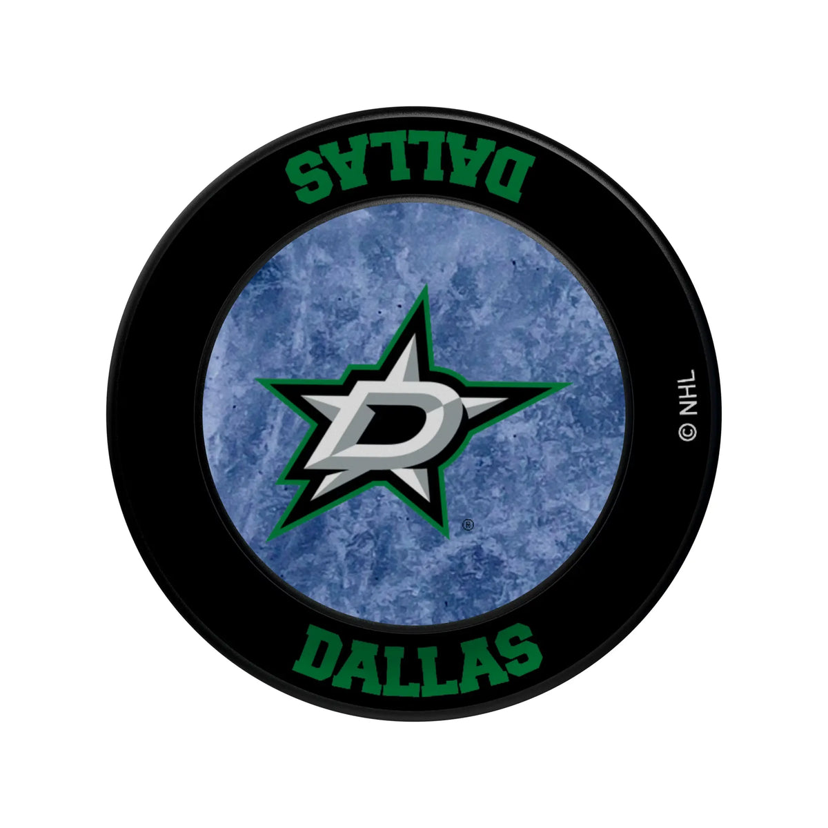 Dallas Stars Ice Wordmark Popsockets Round Magnetic