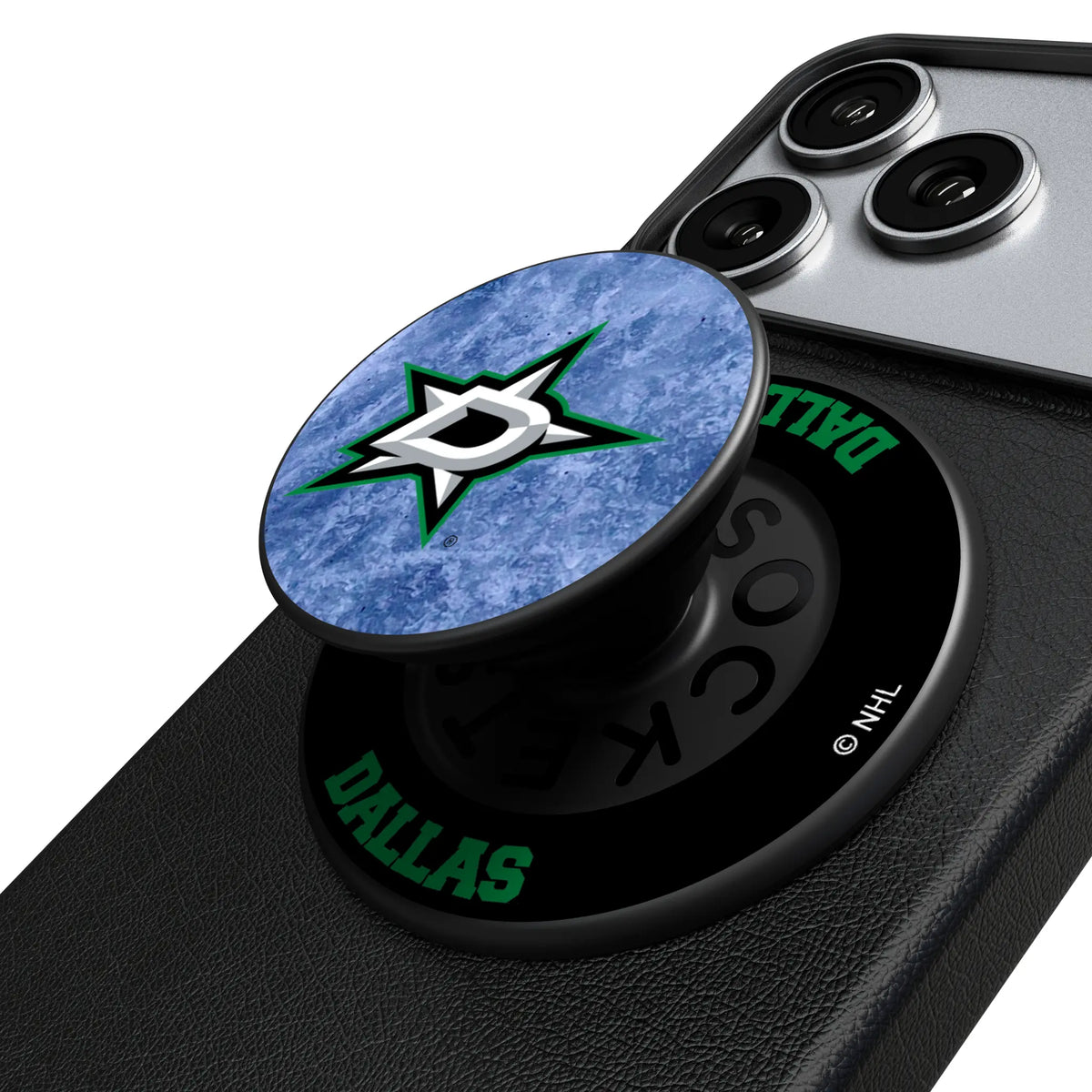 Dallas Stars Ice Wordmark Popsockets Round Magnetic