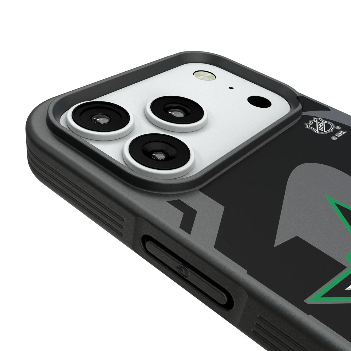 Dallas Stars Monocolor Tilt iPhone Bump Phone Case for Apple iPhone - Detail#Device_iPhone 18 Pro