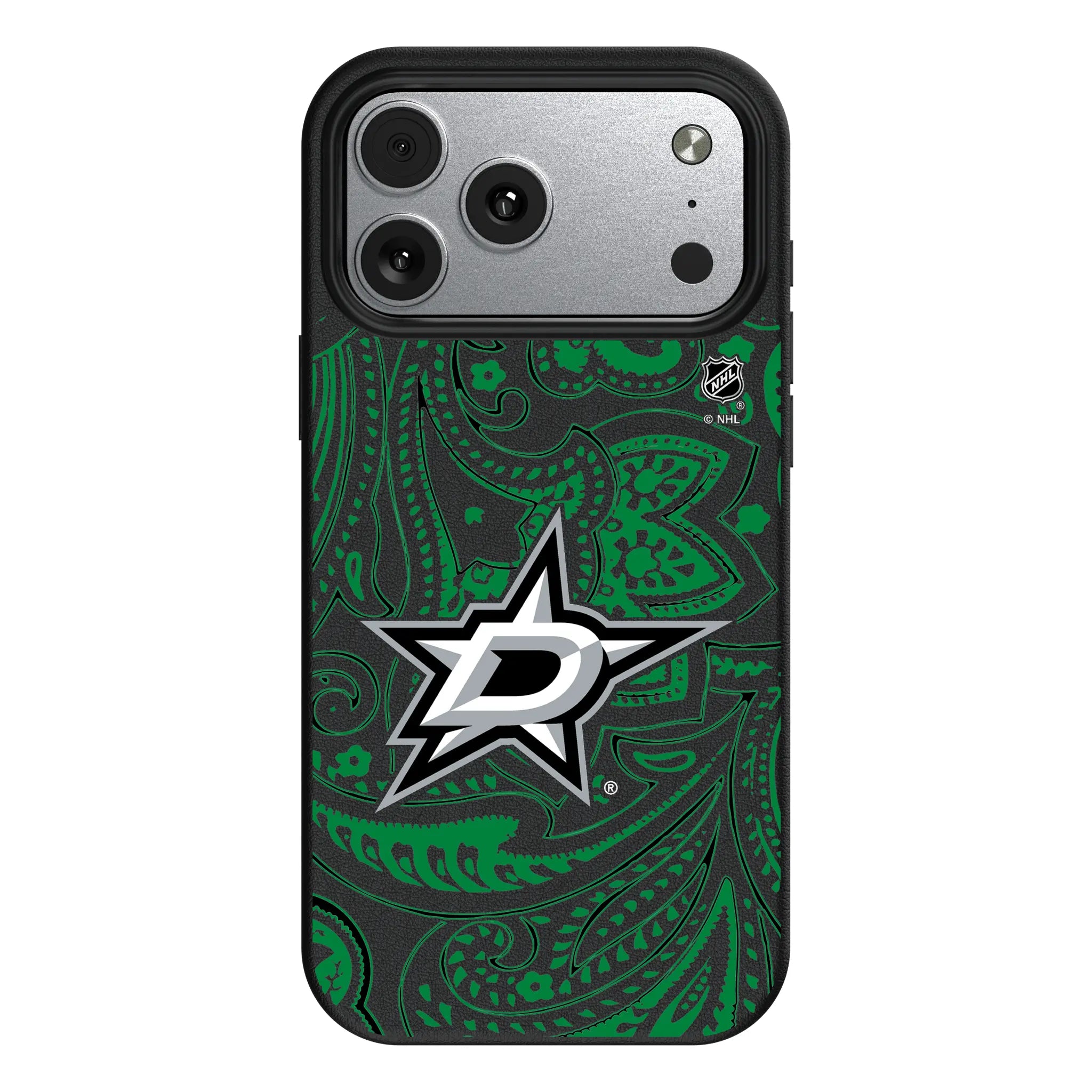 Dallas Stars Paisley iPhone MagSafe Compatible Phone Case for Apple iPhone#Device_iPhone 17 Pro Max