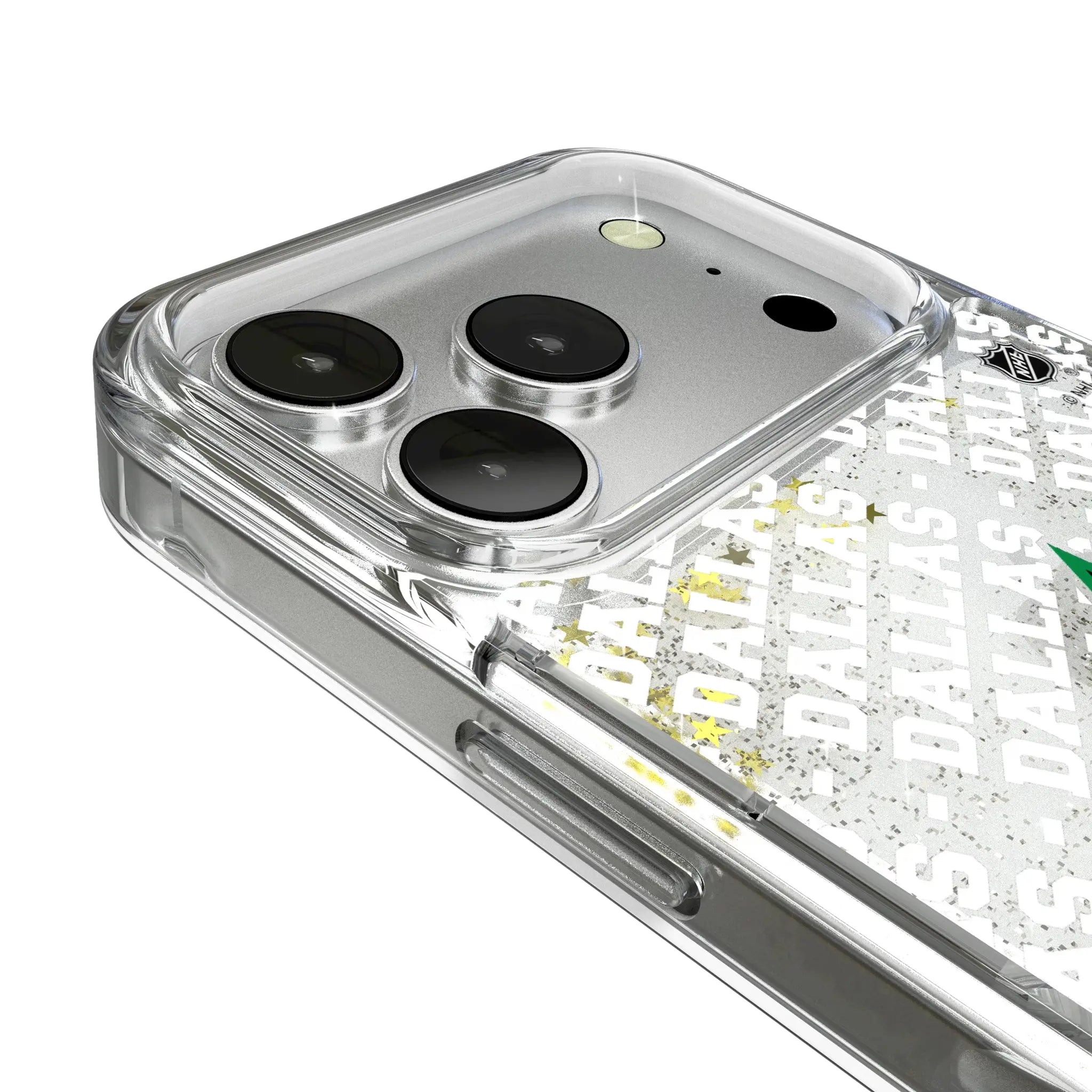 Dallas Stars Personalized EndZone Plus iPhone Glitter Phone Case for Apple iPhone - Detail