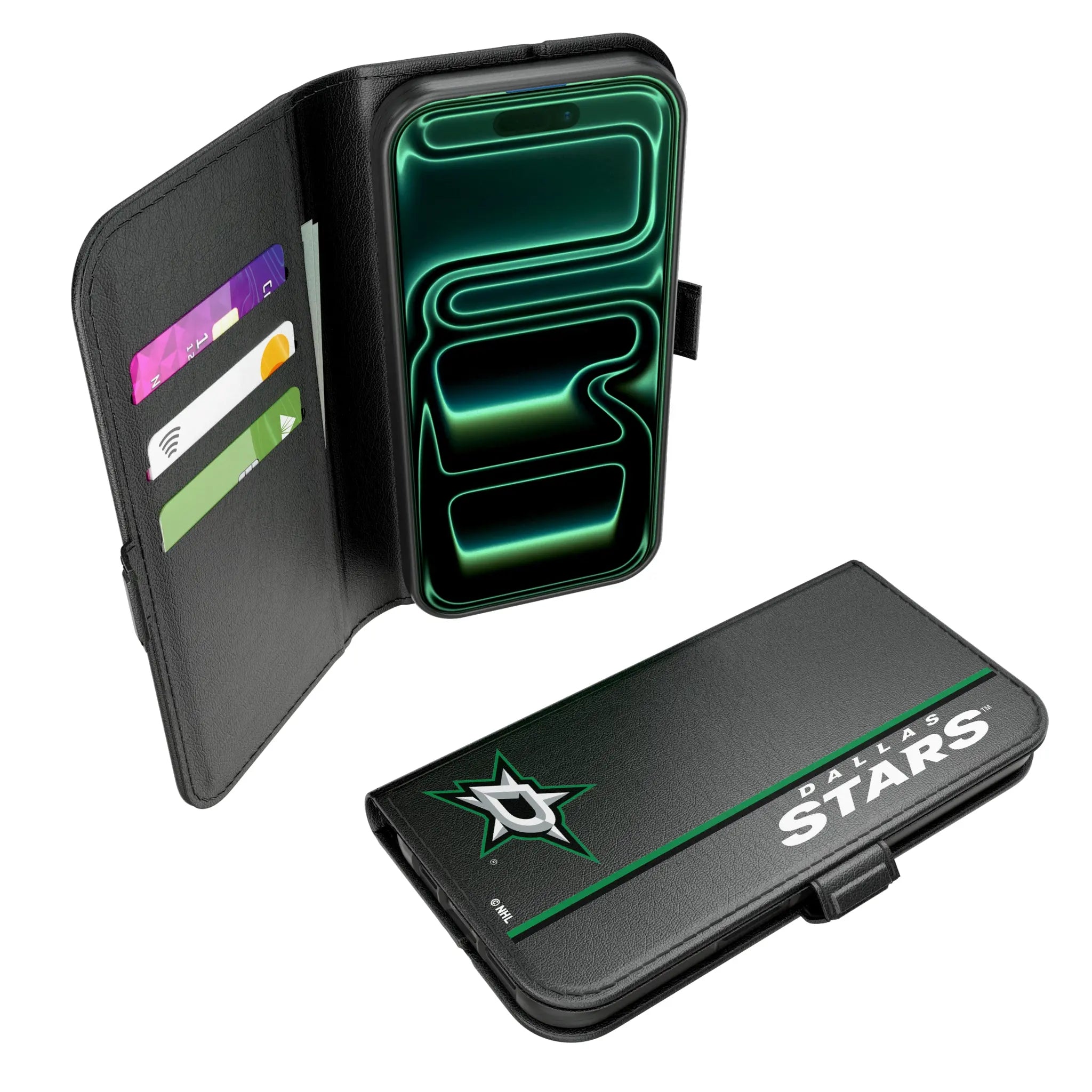 Dallas Stars Sidebar iPhone Folio Phone Case for Apple iPhone#Device_iPhone 17