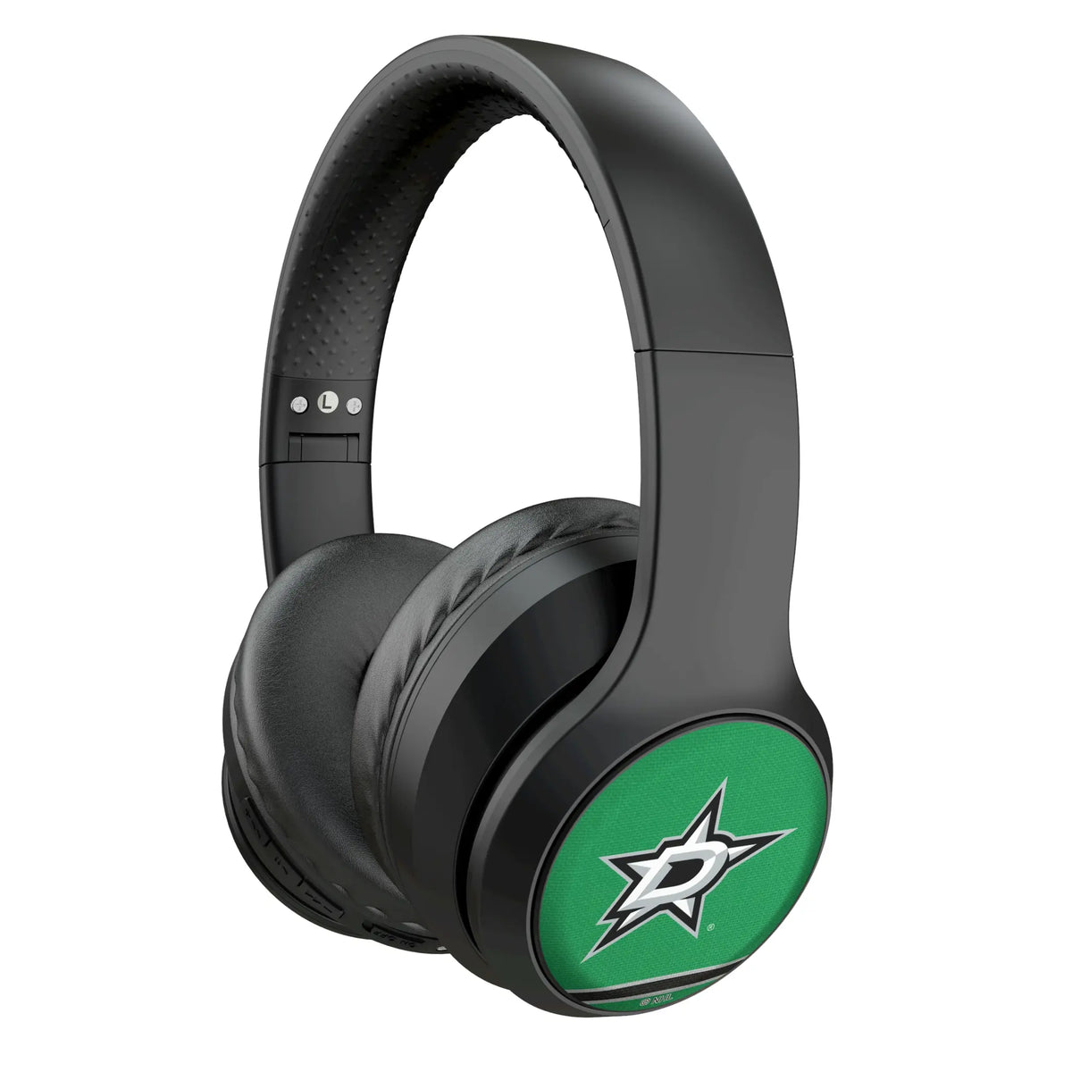 Dallas Stars Stripe Wireless Over-Ear Headphones With Case
