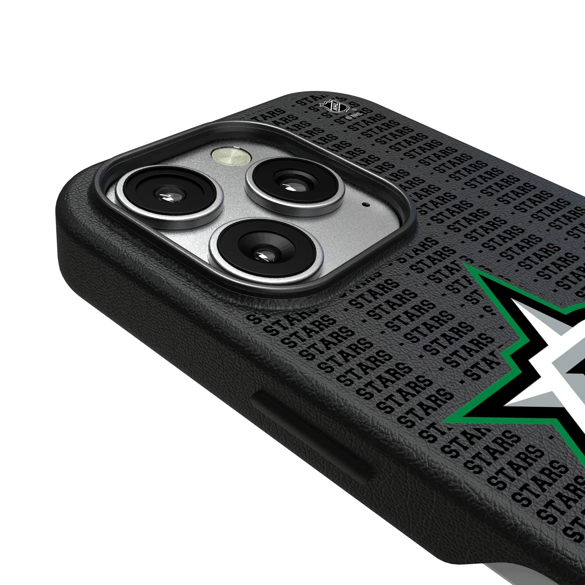 Dallas Stars Text Backdrop iPhone MagSafe Compatible Phone Case for Apple iPhone - Detail