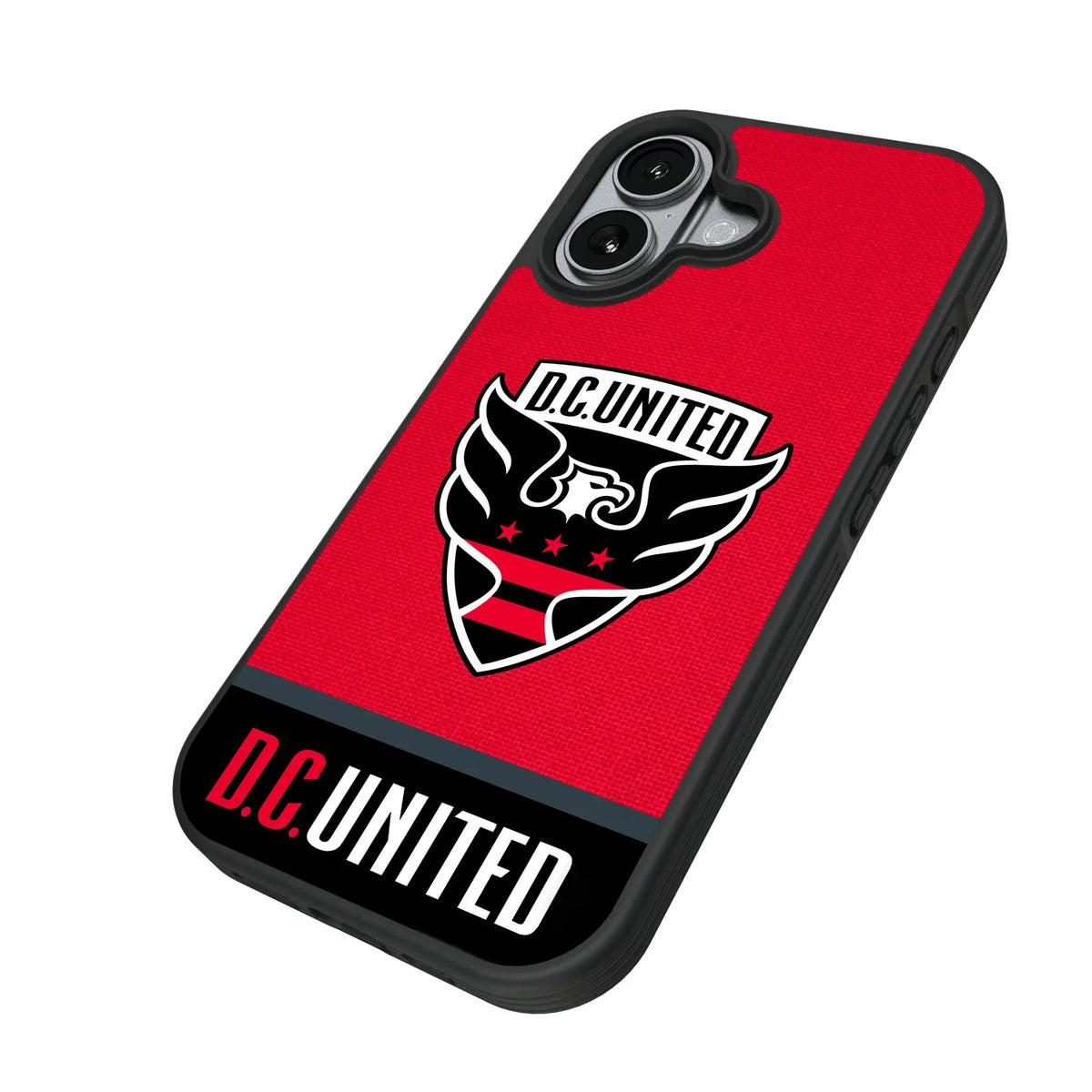 DC United Endzone Solid iPhone Bump Phone Case for Apple iPhone - Isometric View#Device_iPhone 17