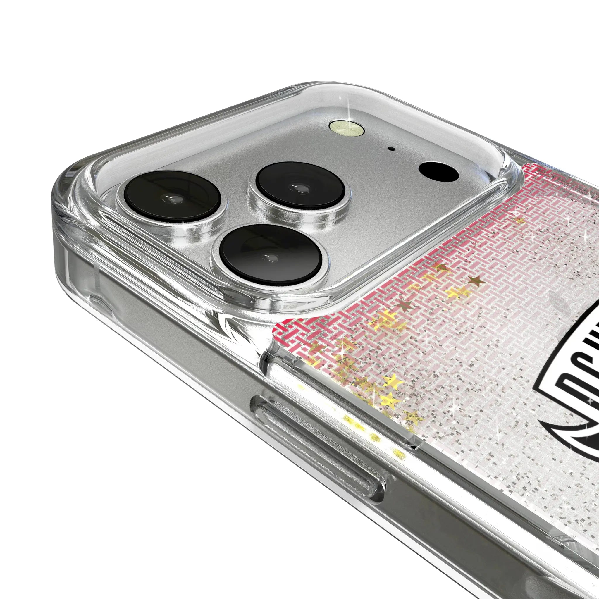 DC United Linen iPhone Glitter Phone Case for Apple iPhone - Detail